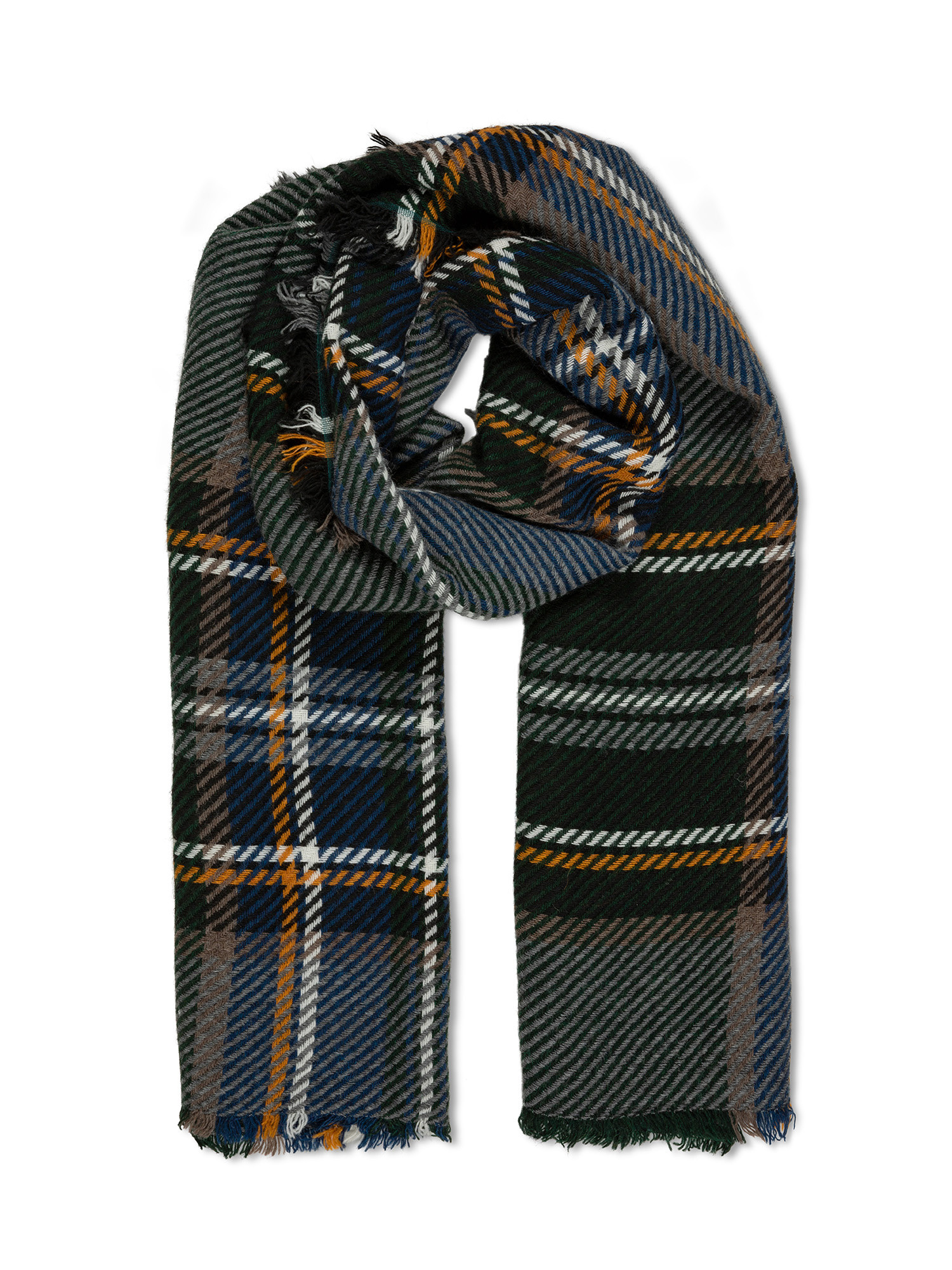 Luca D'Altieri - Scottish scarf, Green, large image number 0