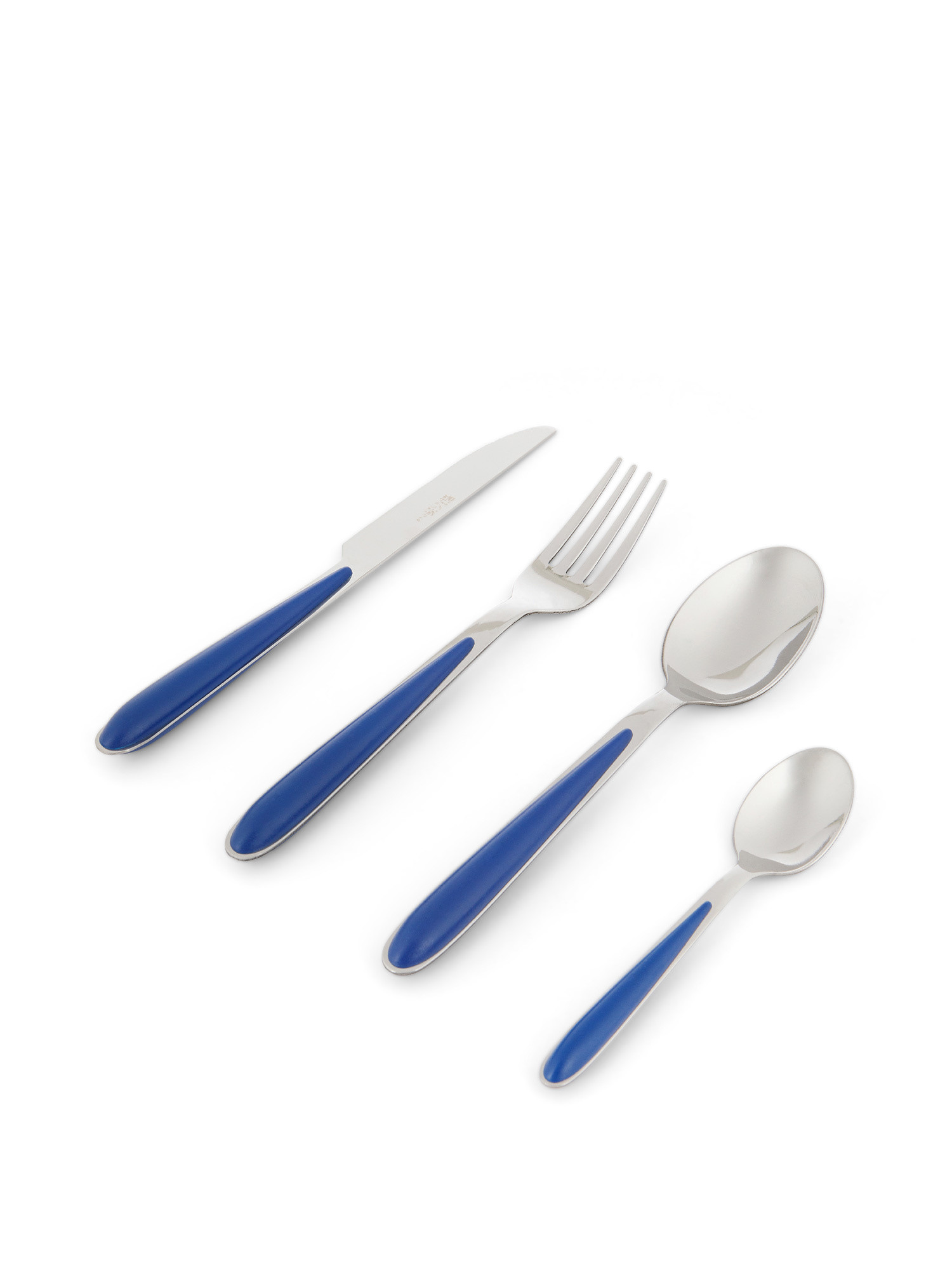 Caribe 24 steel cutlery set, Blue, large image number 0