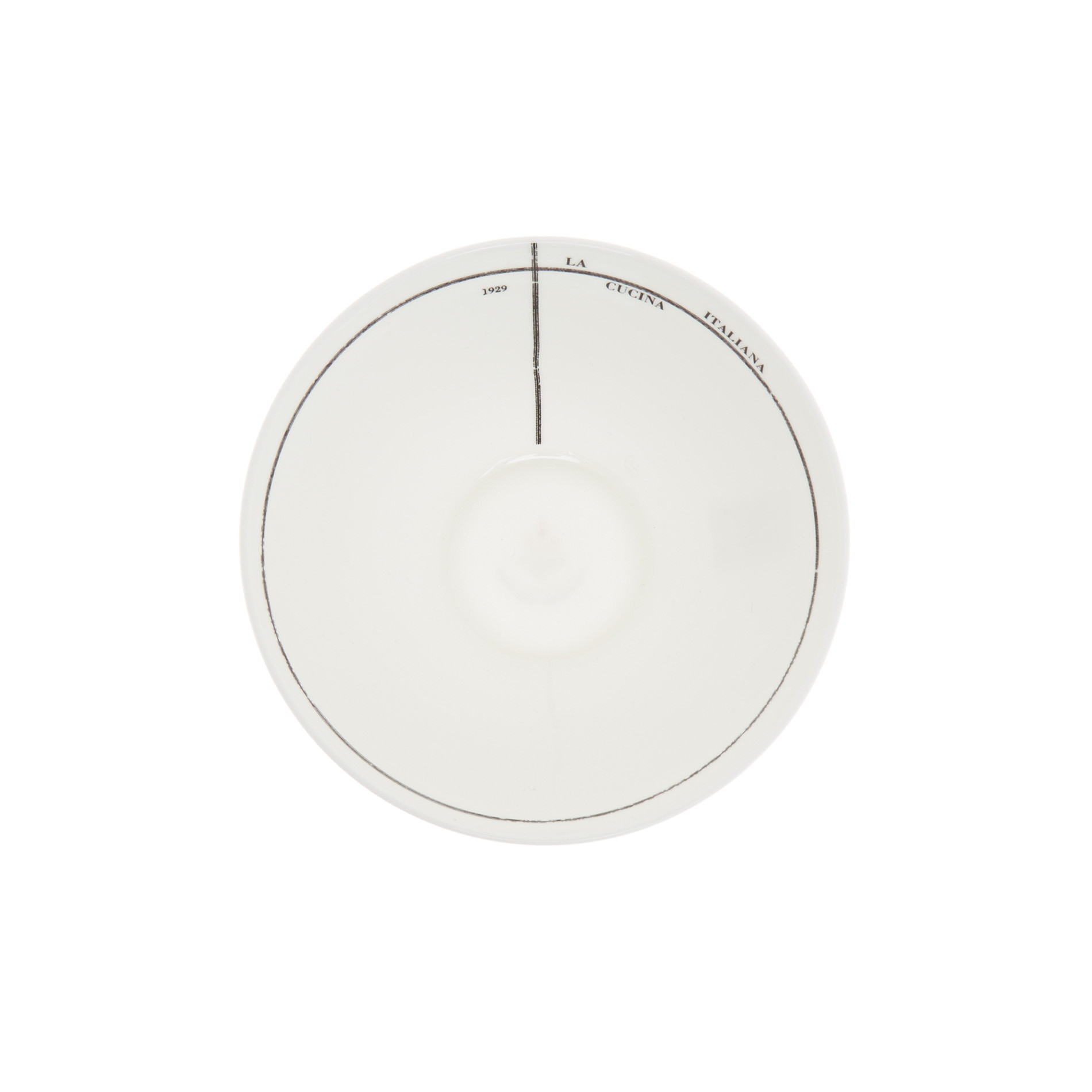 Small fine bone china bowl with geometric La Cucina Italiana decoration, White, large image number 1