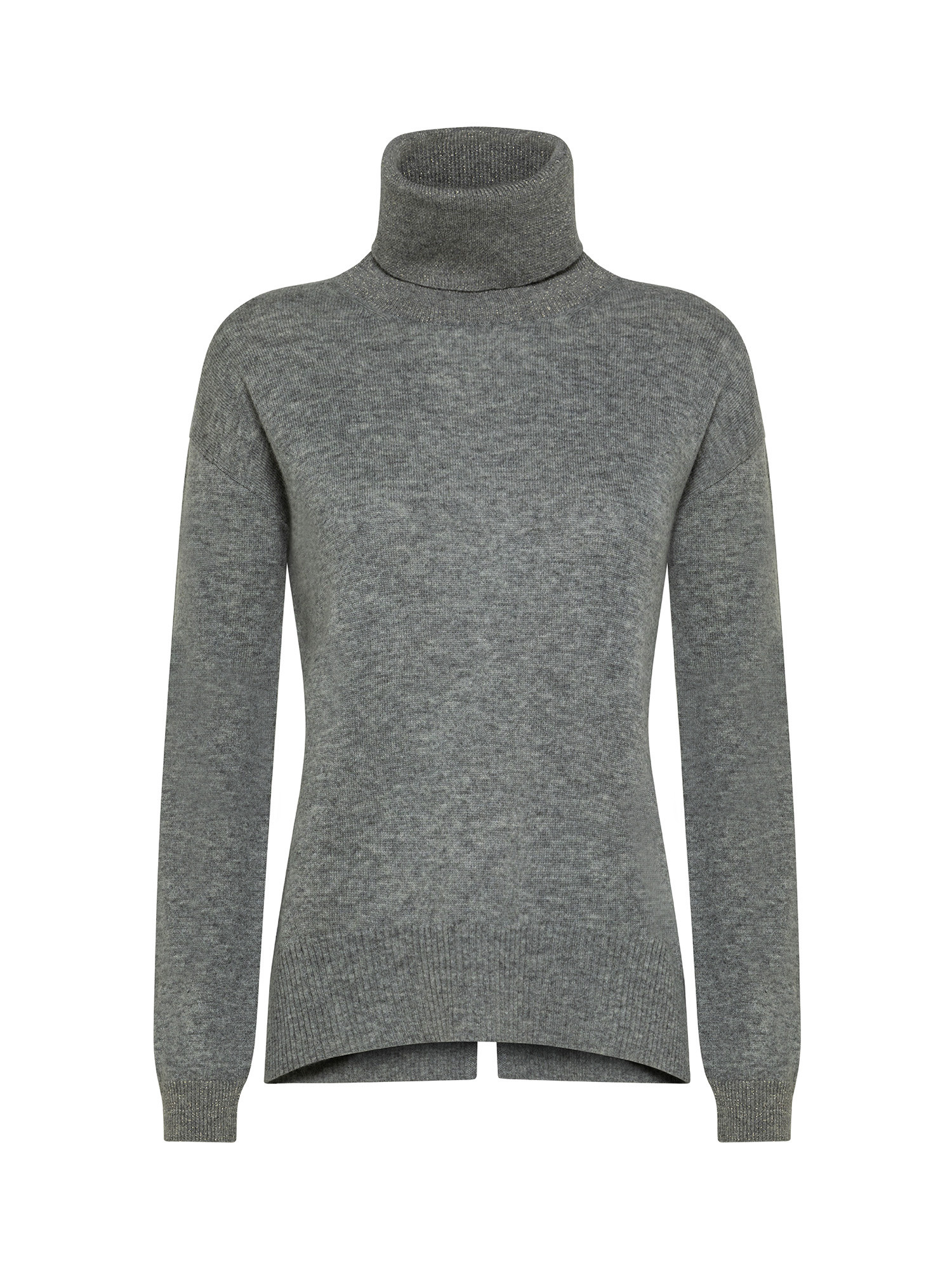 Koan - Wool and cashmere turtleneck pullover, Grey, large image number 0