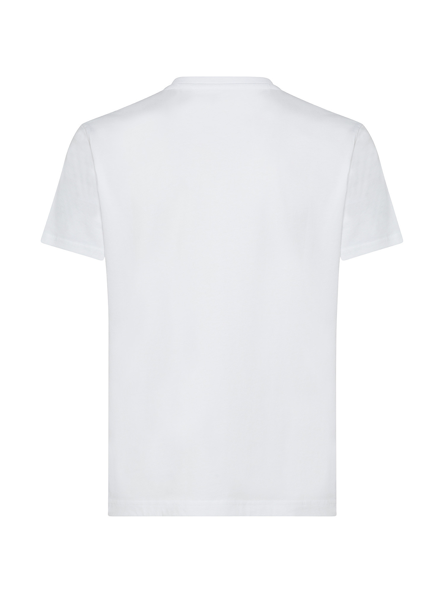 La Martina - T-shirt maniche corte in cotone jersey, Bianco, large image number 1