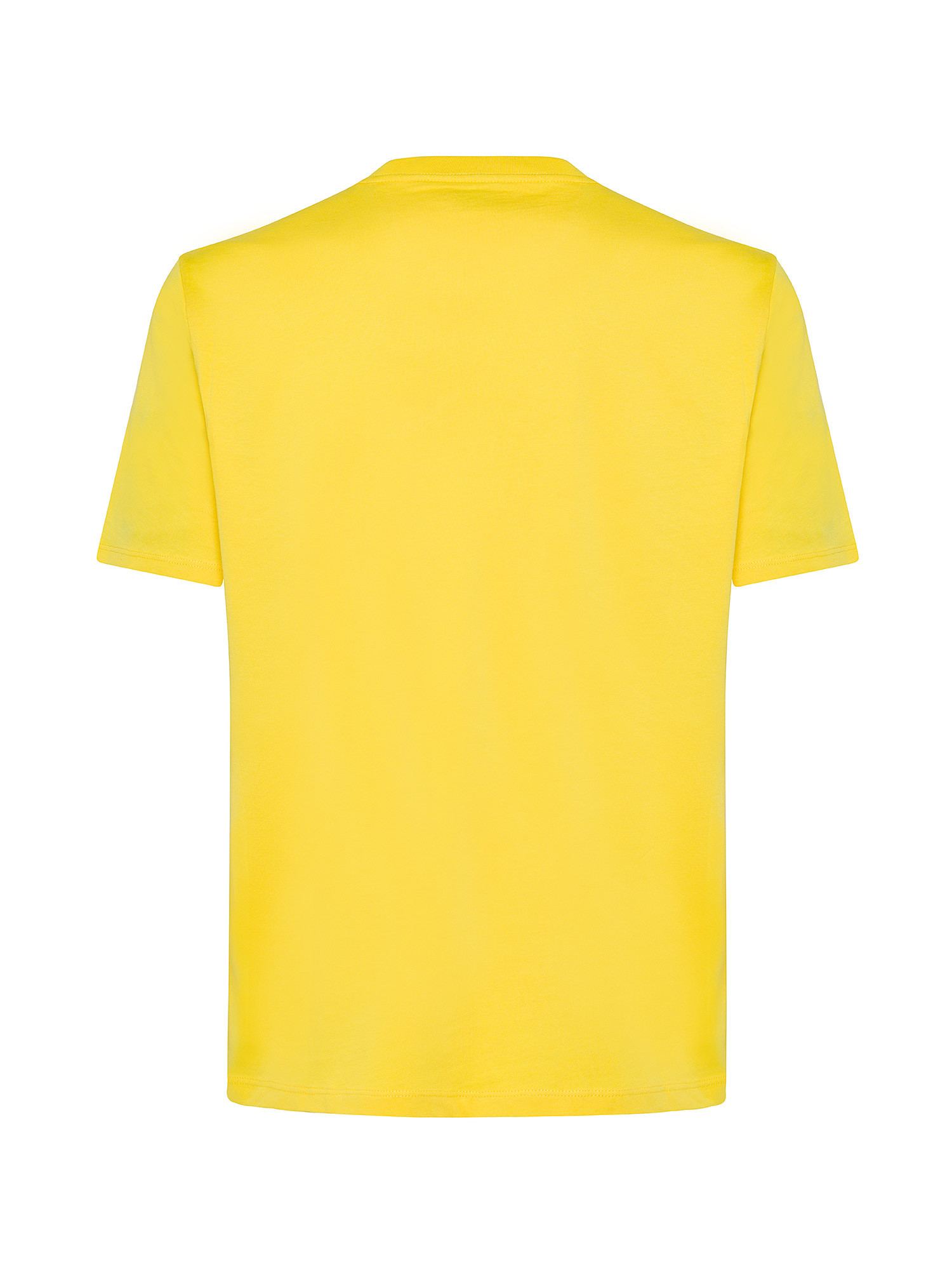 JCT - T-shirt in puro cotone supima, Giallo limone, large image number 1