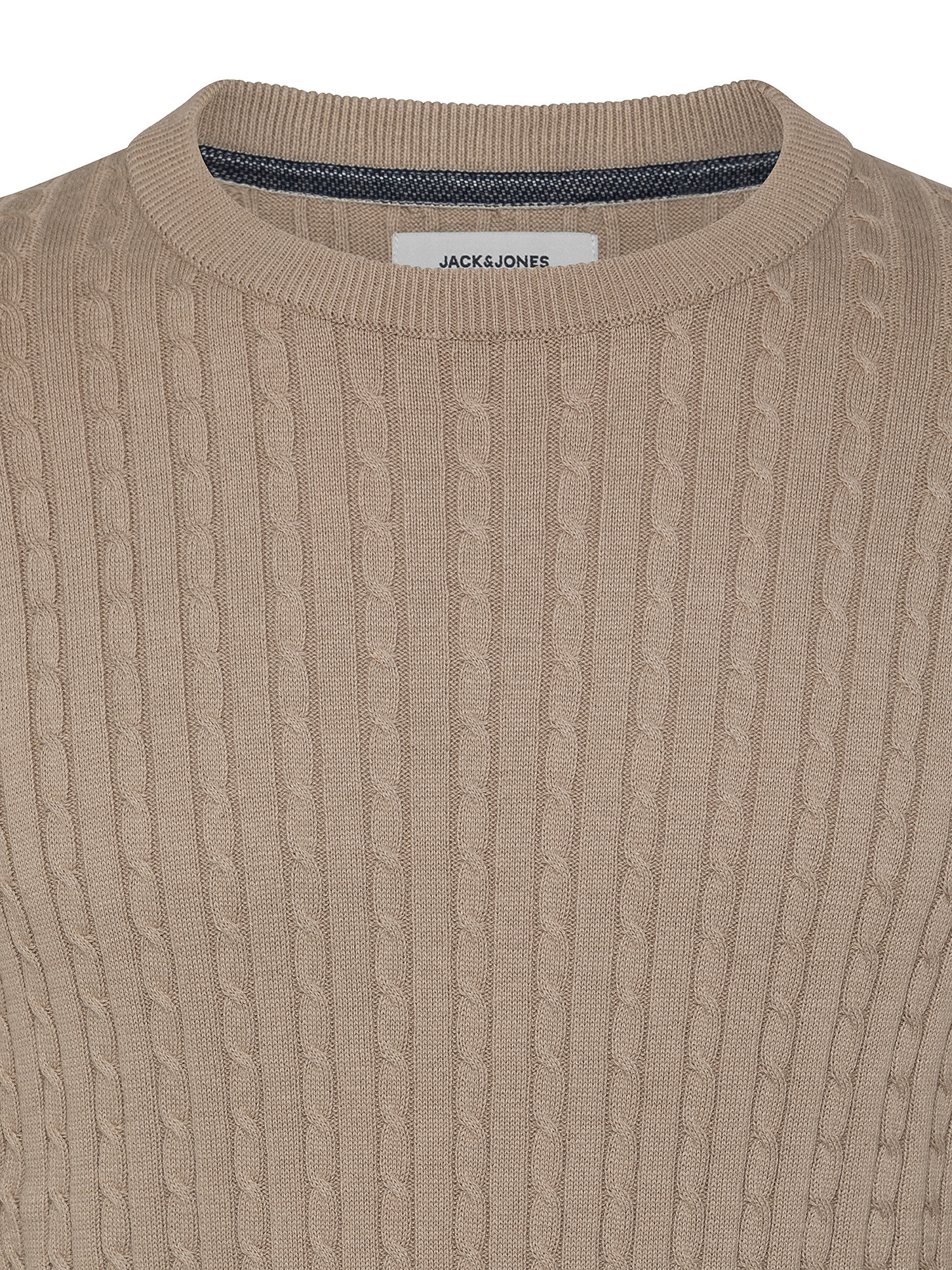 Maglione Girocollo, Beige, large image number 2