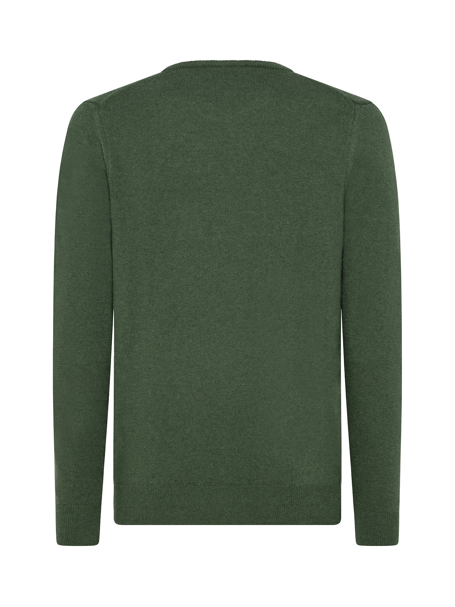 Basic cashmere blend pullover, Green, large image number 1