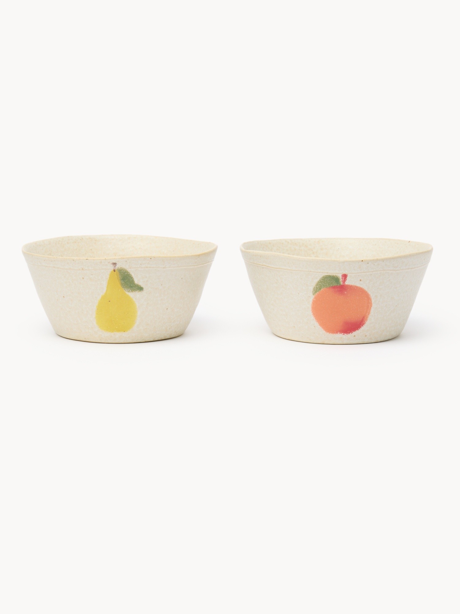 Ceramic small bowl with fruit motif, Crema, large image number 0