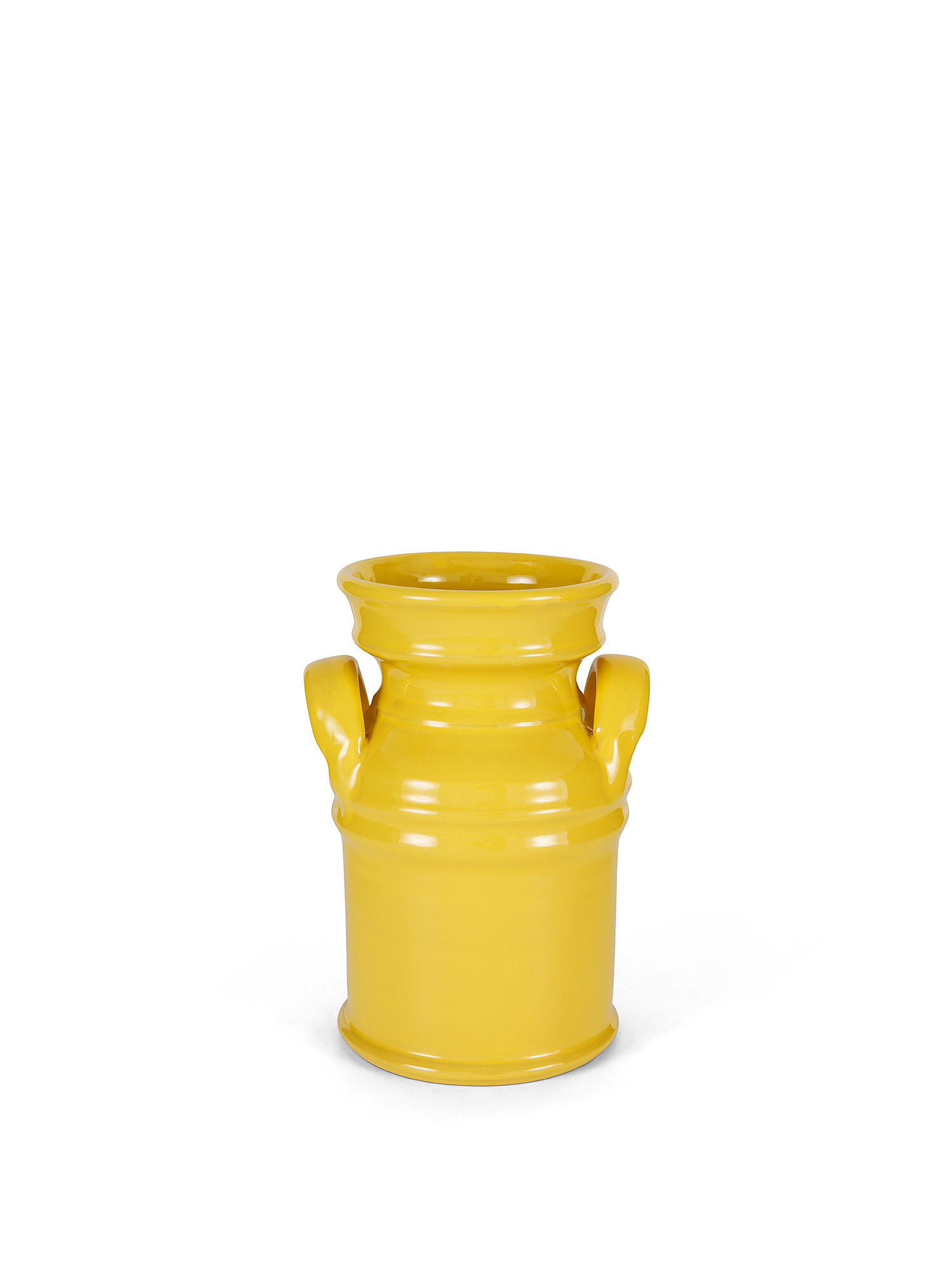 Ceramic jar by Ceramiche Pugliesi Fratelli Colì, Yellow, large image number 0