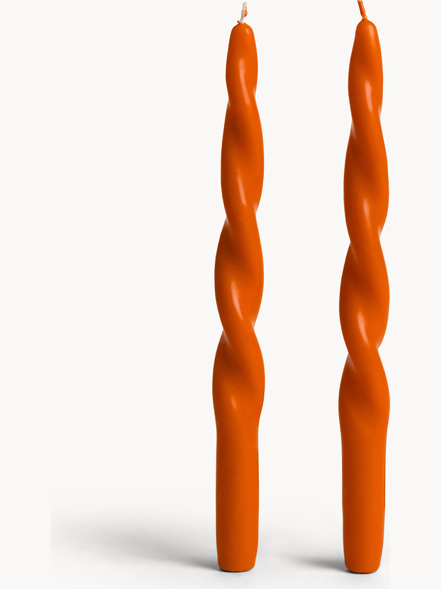Set 2 candele torchon