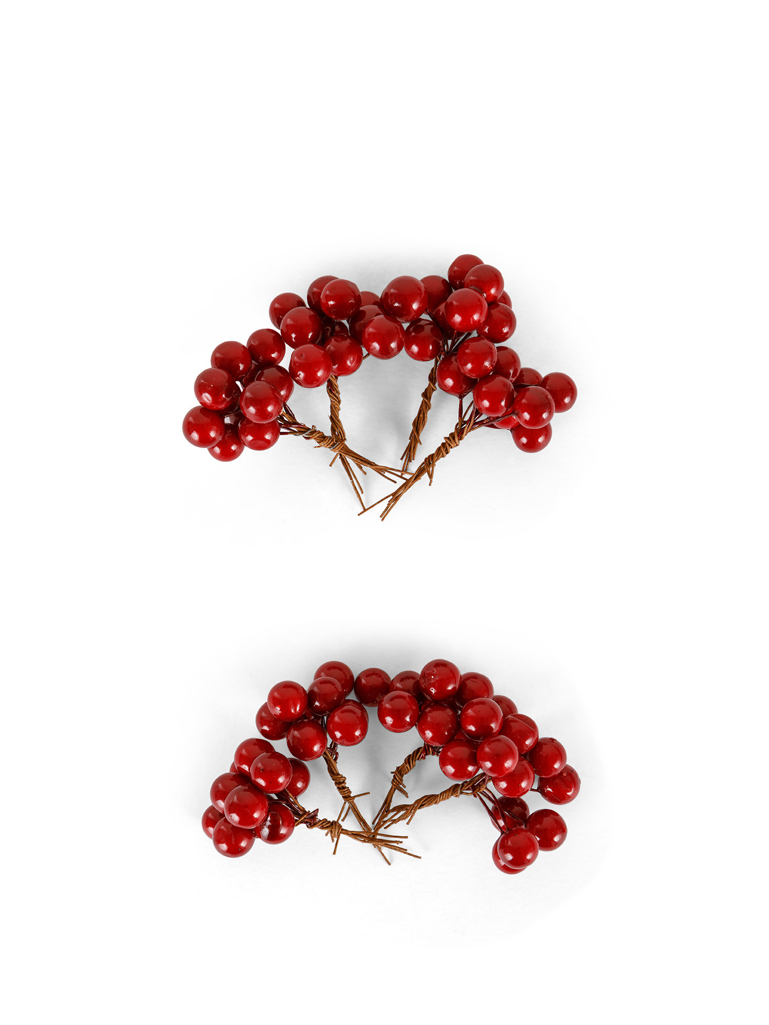 Box sprigs of decorative berries, Red, large image number 0