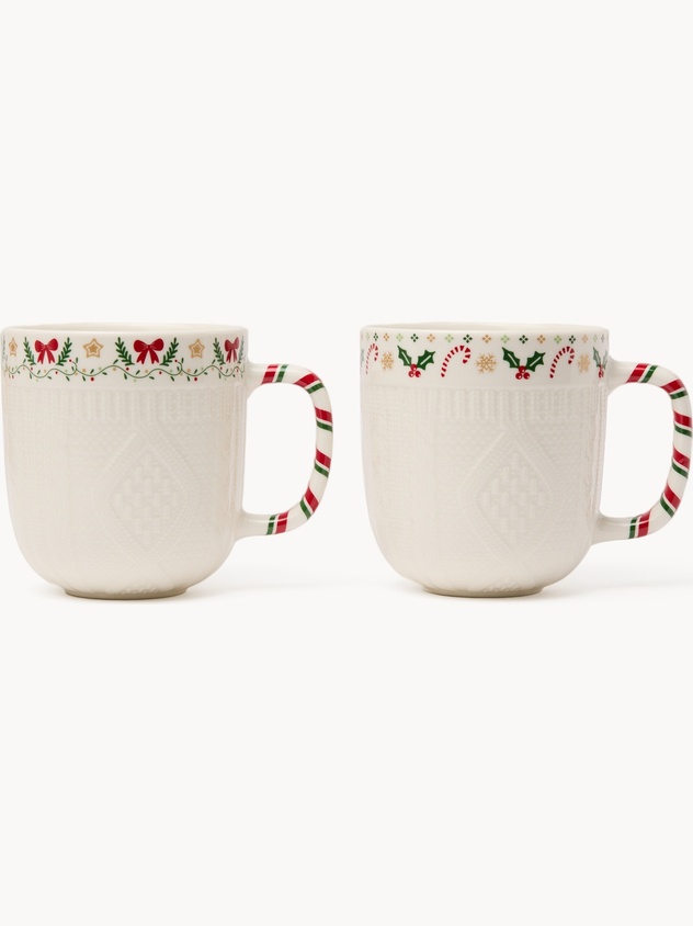 Mug in New Bone China with a Christmas motif