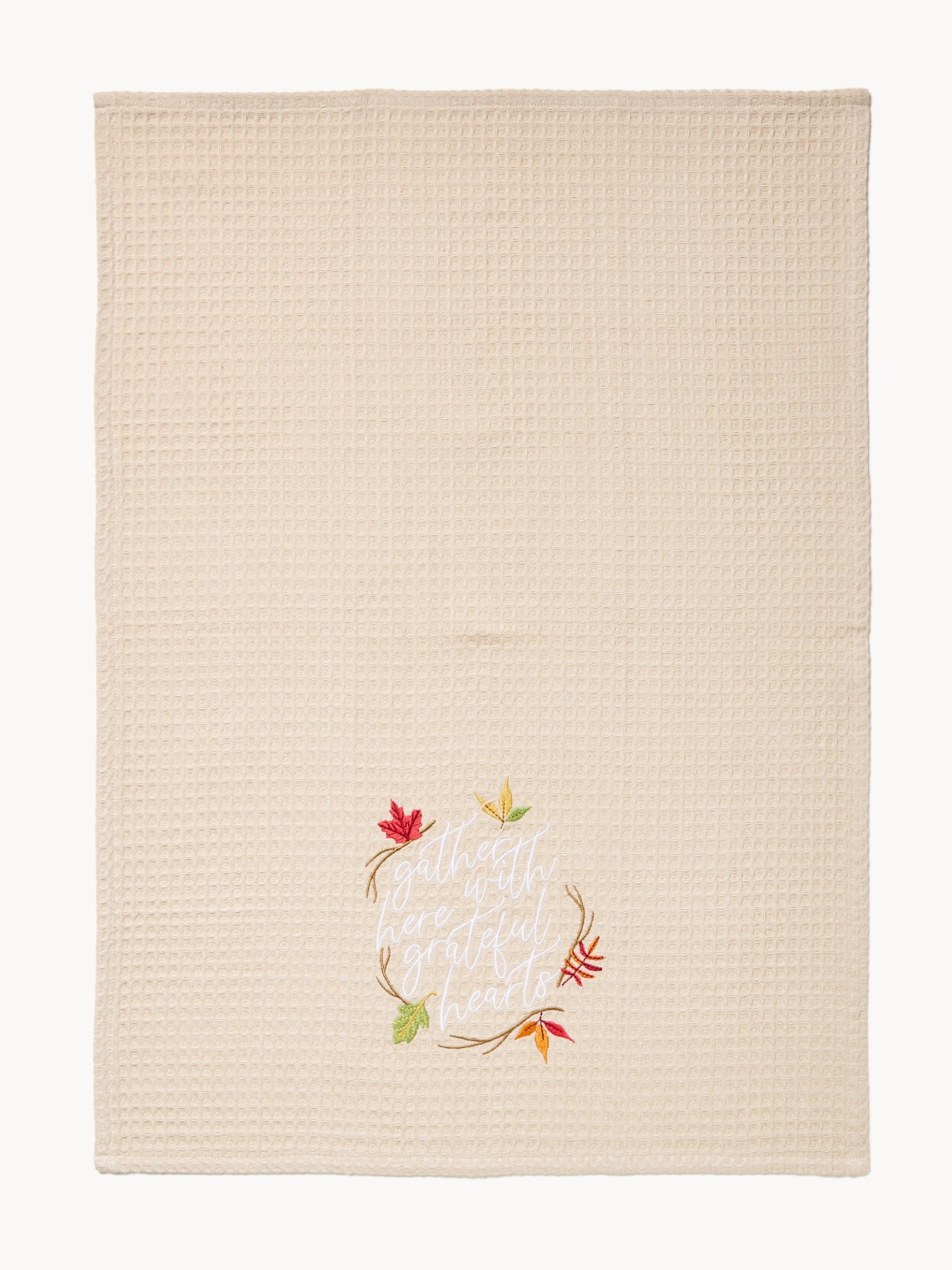 Set of 2 embroidered and printed dishcloths, Multicolor, large image number 1