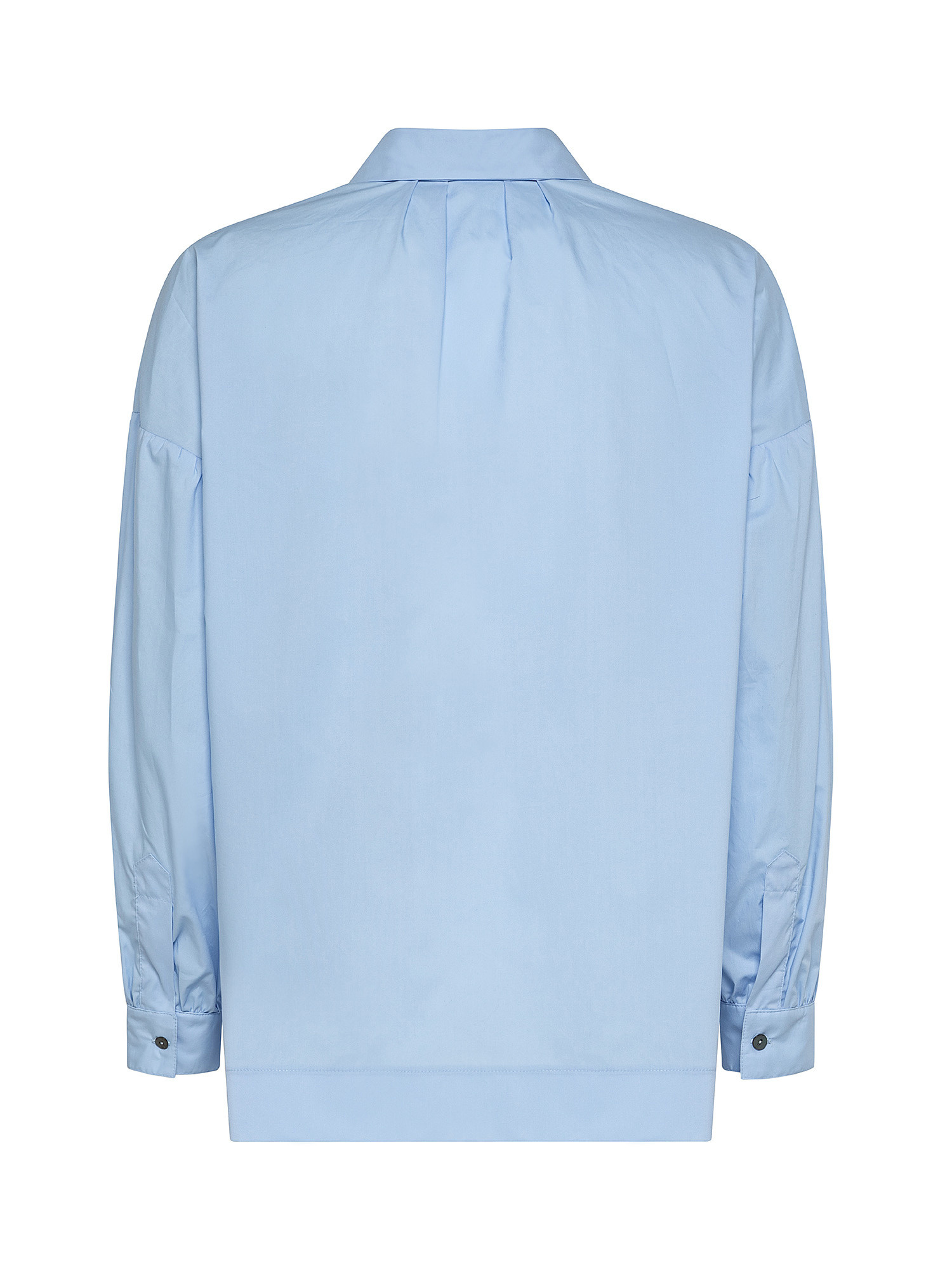 Shirt in popeline, Light Blue, large image number 1