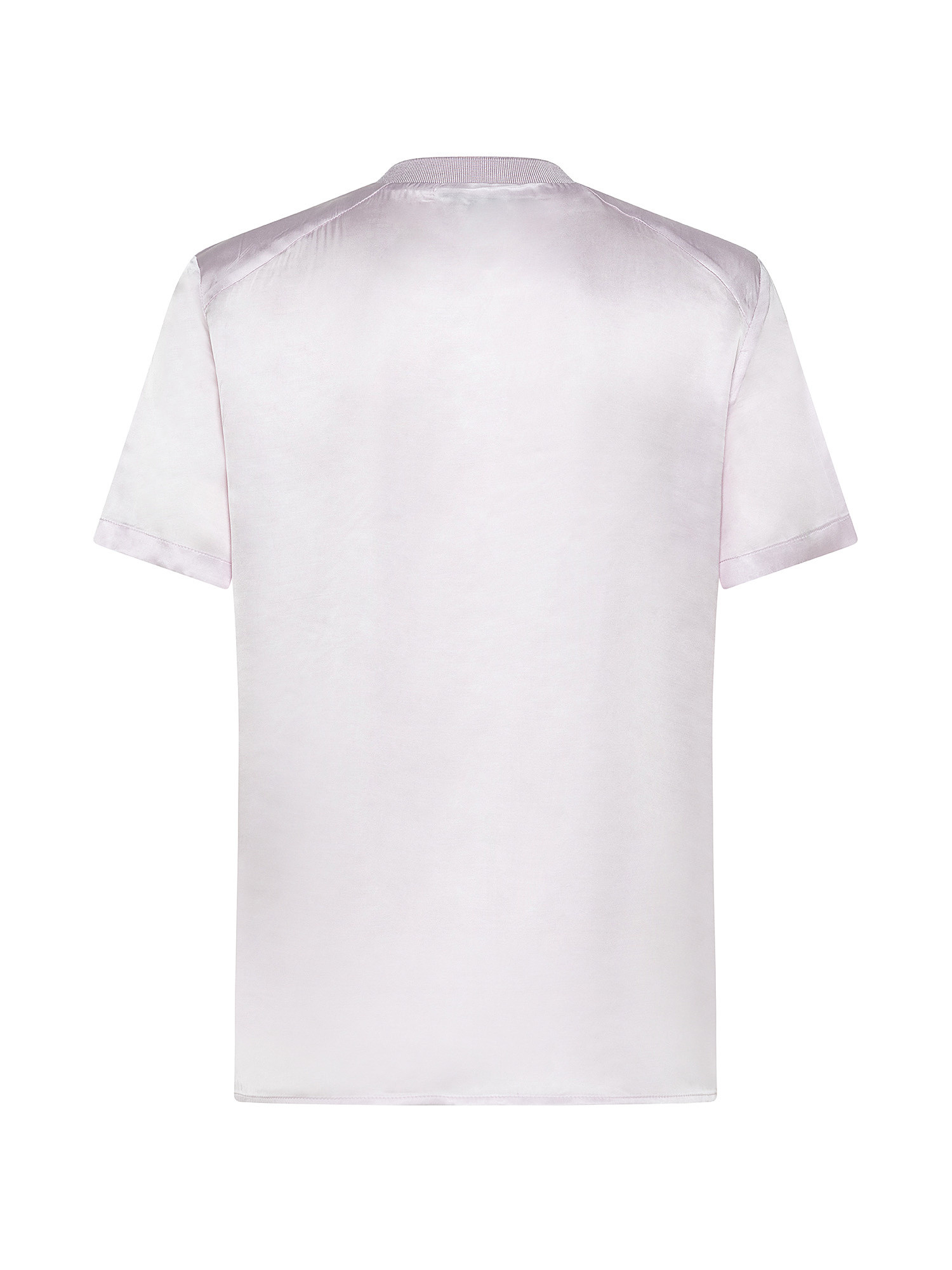 Short-sleeved silk-effect blouse, Light Pink, large image number 1