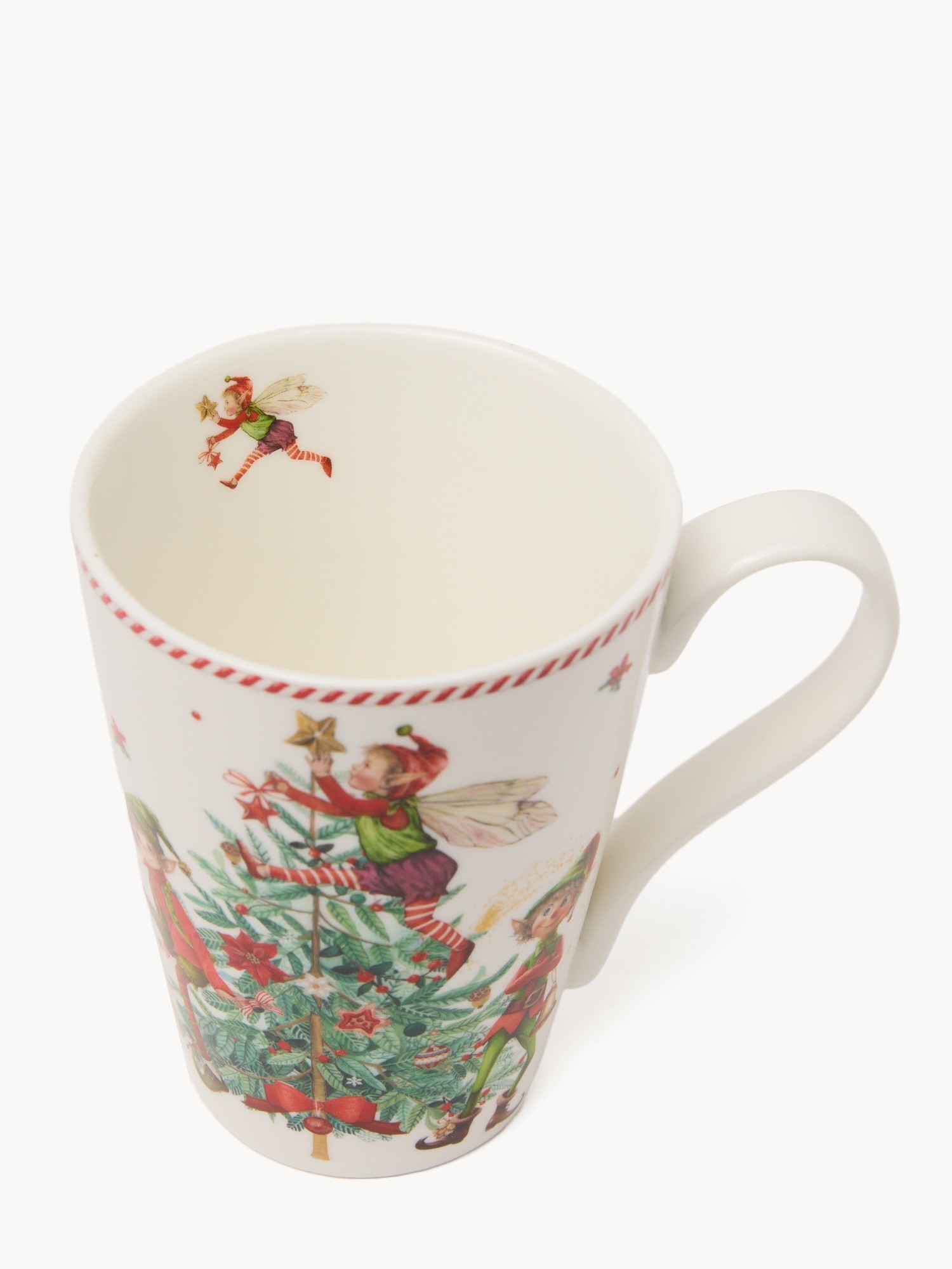 Porcelain mug with a Christmas motif, Multicolor, large image number 1