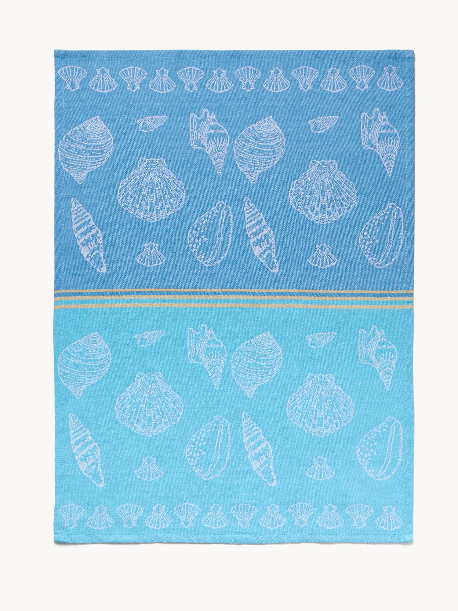 Set 3 strofinacci trama jacquard marino, Azzurro, large image number 2