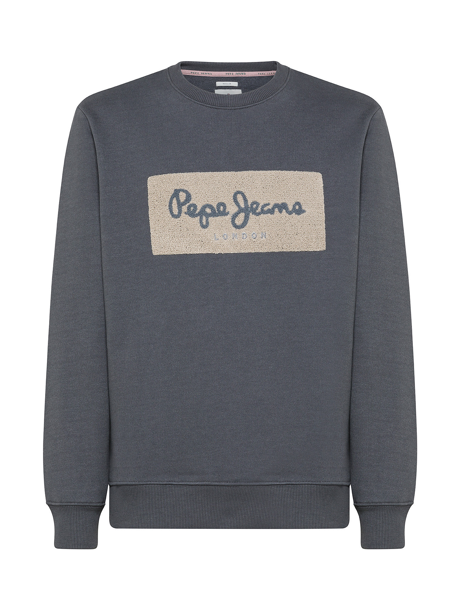 Pepe Jeans - Sweatshirt with embroidered logo, Black, large image number 0