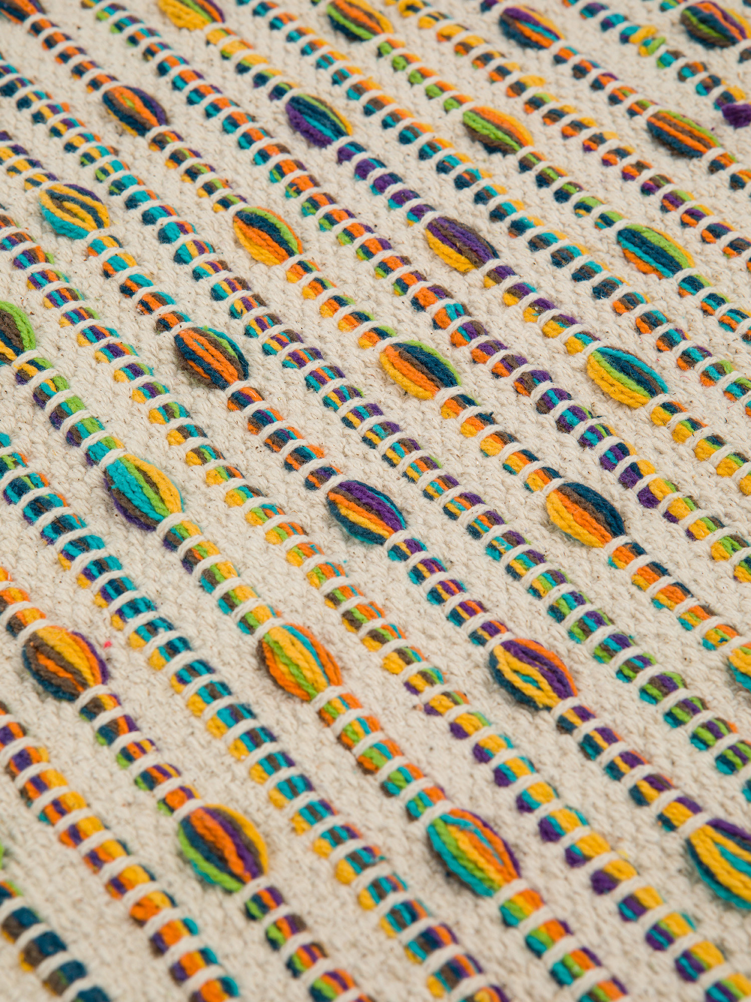 Multicolored thread cotton under sink, Light Beige, large image number 1