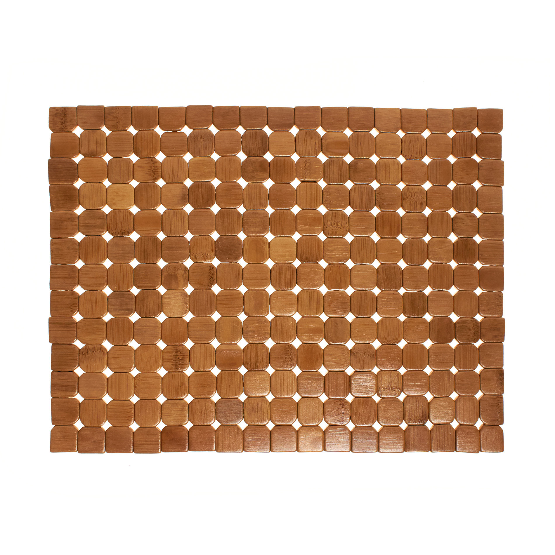 Varnished bamboo table mat, Light Brown, large image number 0