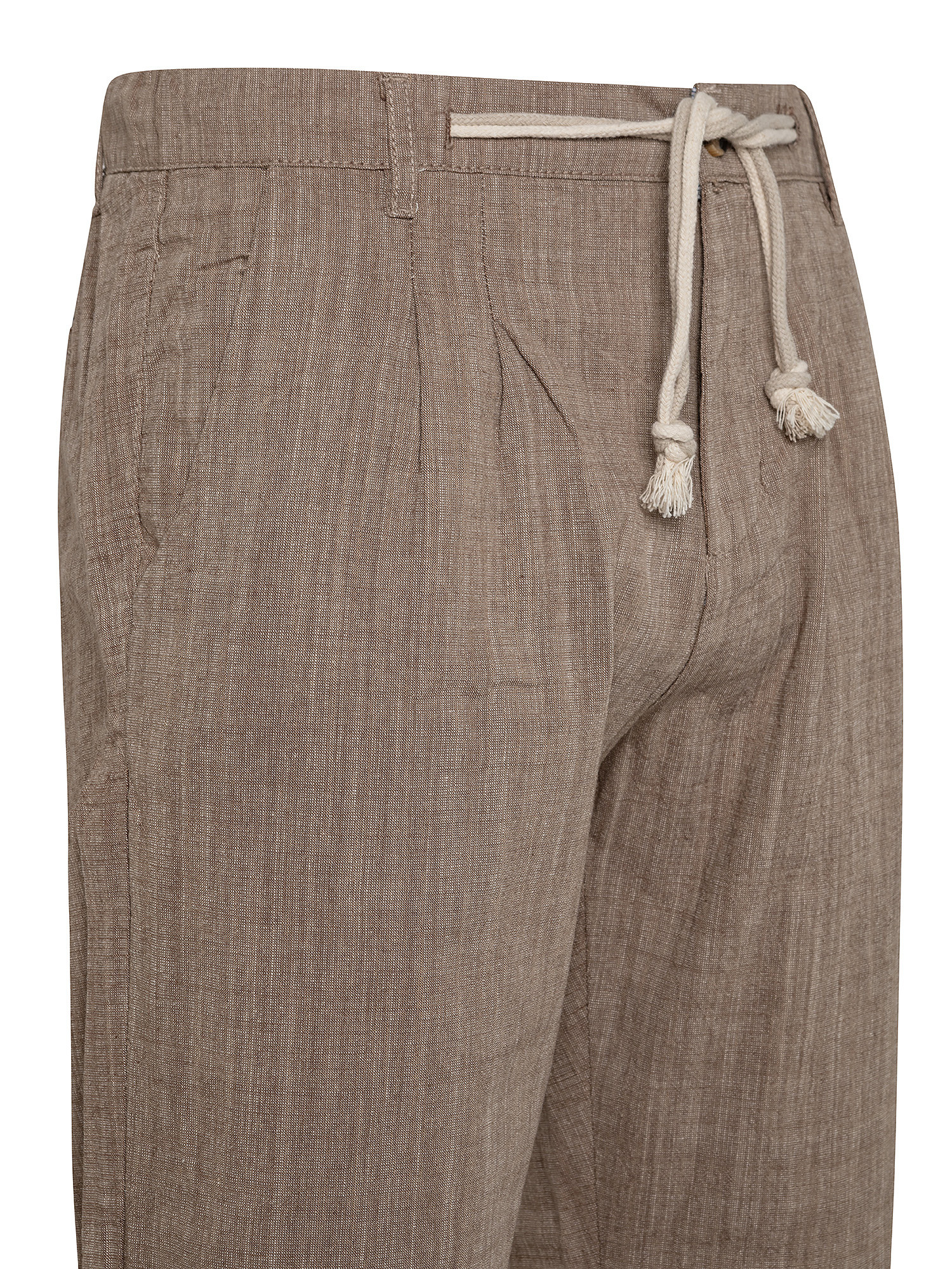 Trousers with drawstring, Beige, large image number 2
