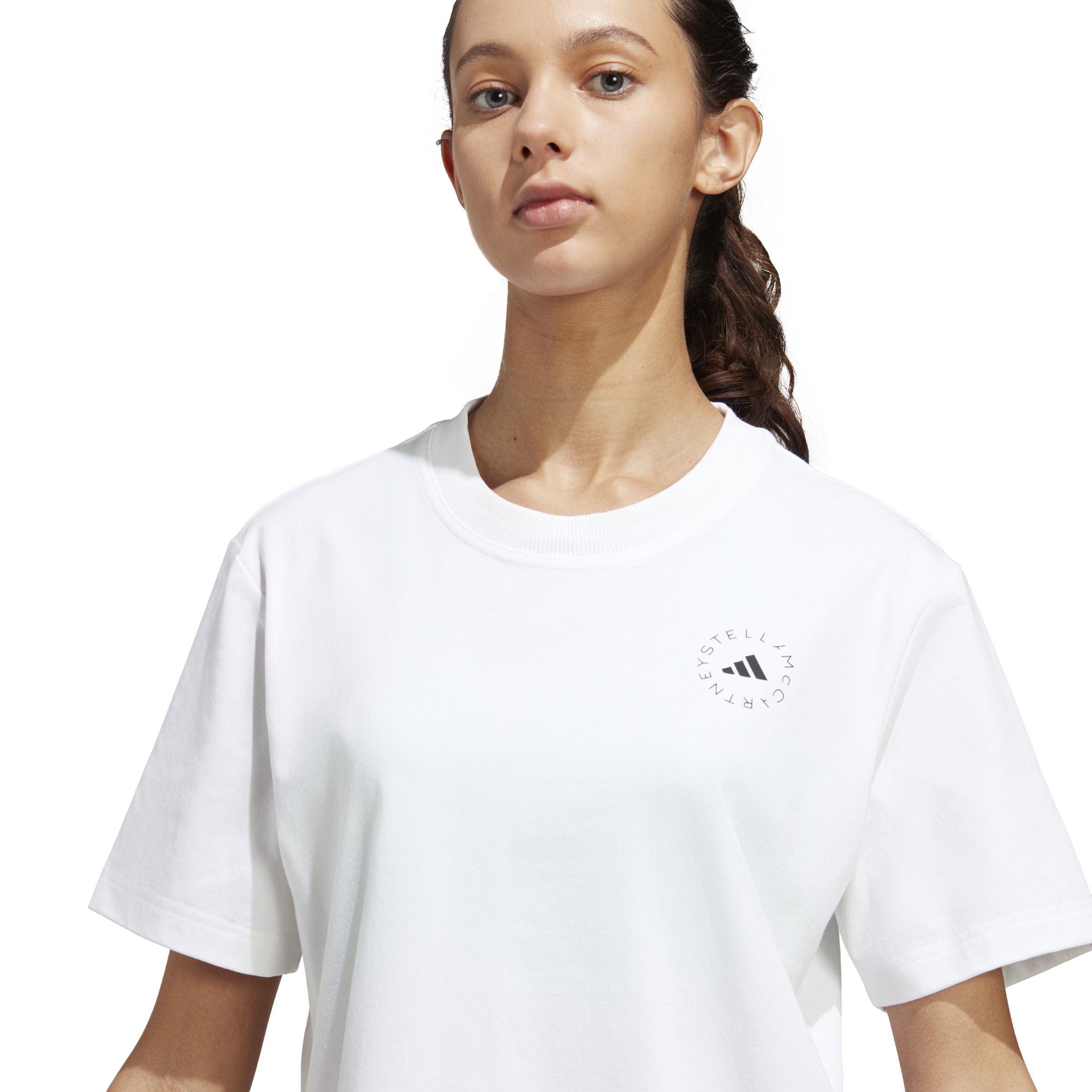 Adidas by Stella McCartney - TrueCasuals Regular Sportswear T-Shirt, White, large image number 1
