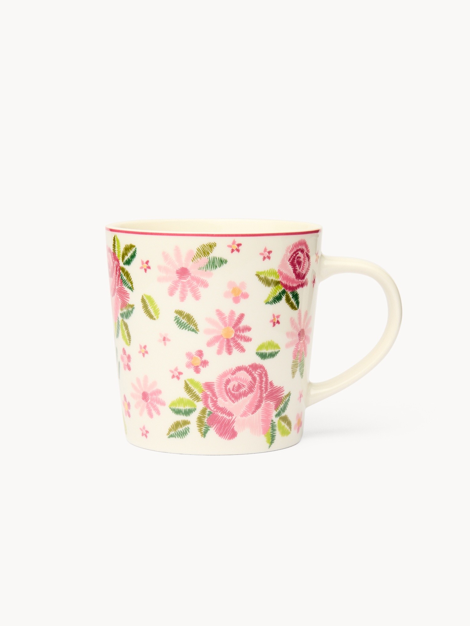 Mug in new bone china motivo rose - Prezzo di lancio, Multicolor, large image number 0