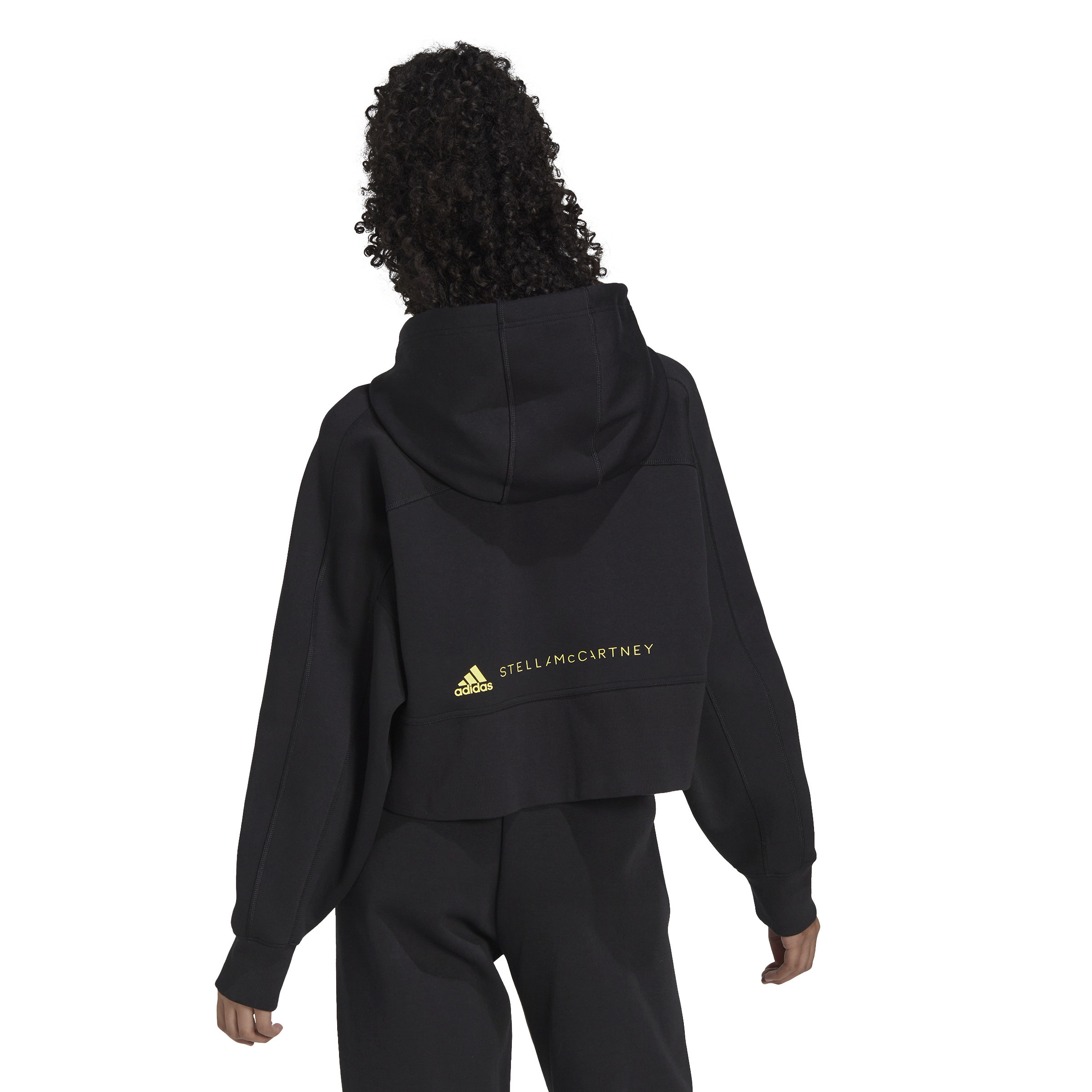 Adidas by Stella McCartney - Cropped hoodie, Black, large image number 4