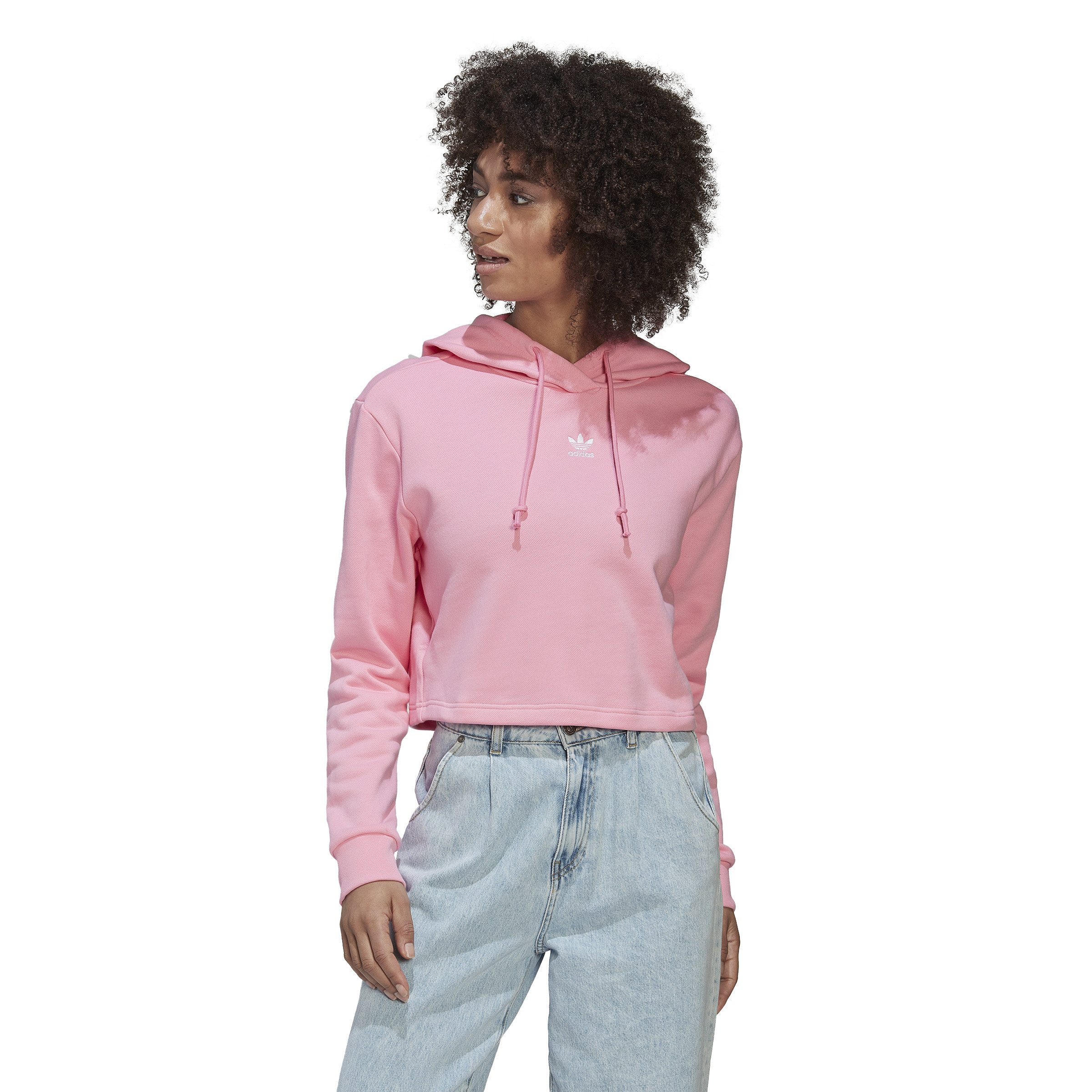 Adidas - Adicolor crop sweatshirt, Pink, large image number 4