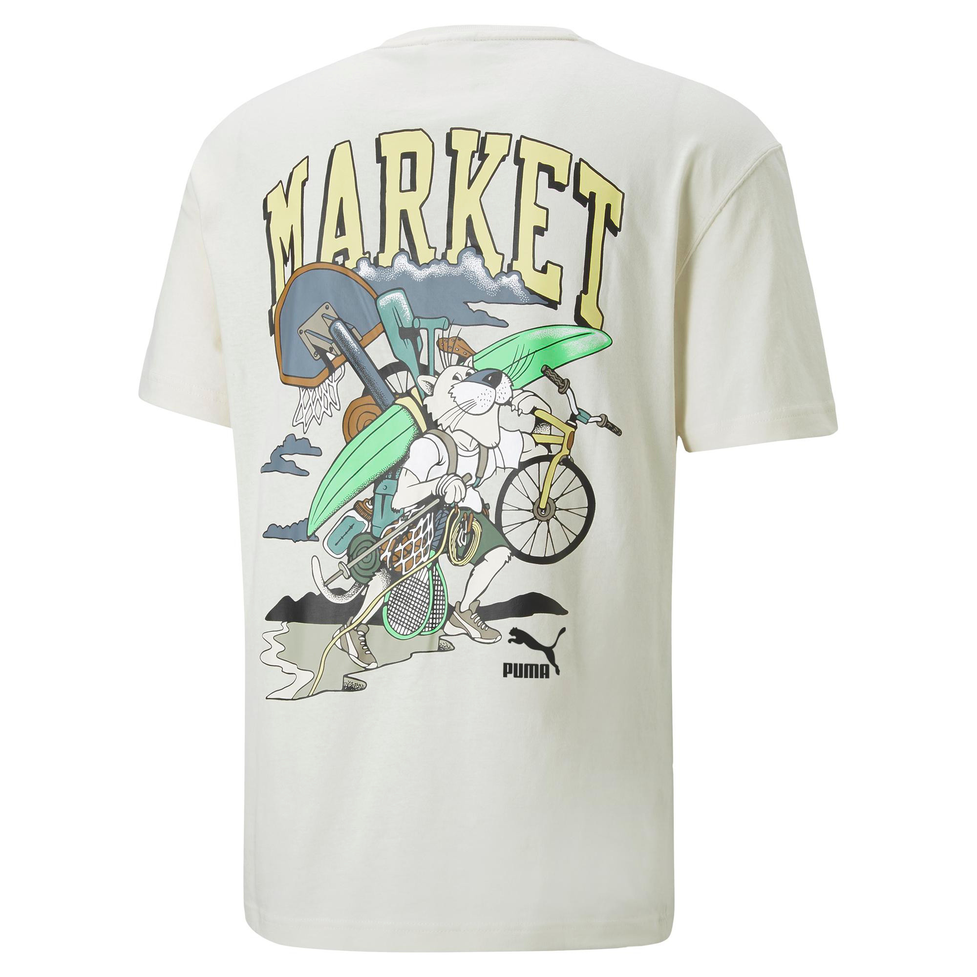 Puma x Market T-shirt, Light Beige, large image number 1