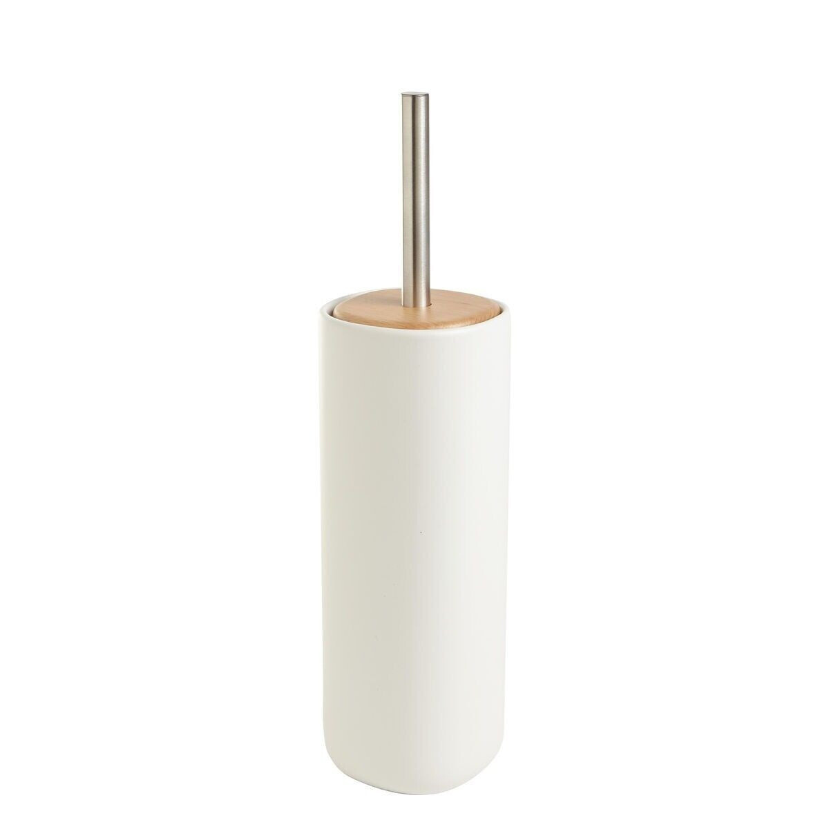 Loft ceramic toilet brush holder, White / Brown, large image number 0