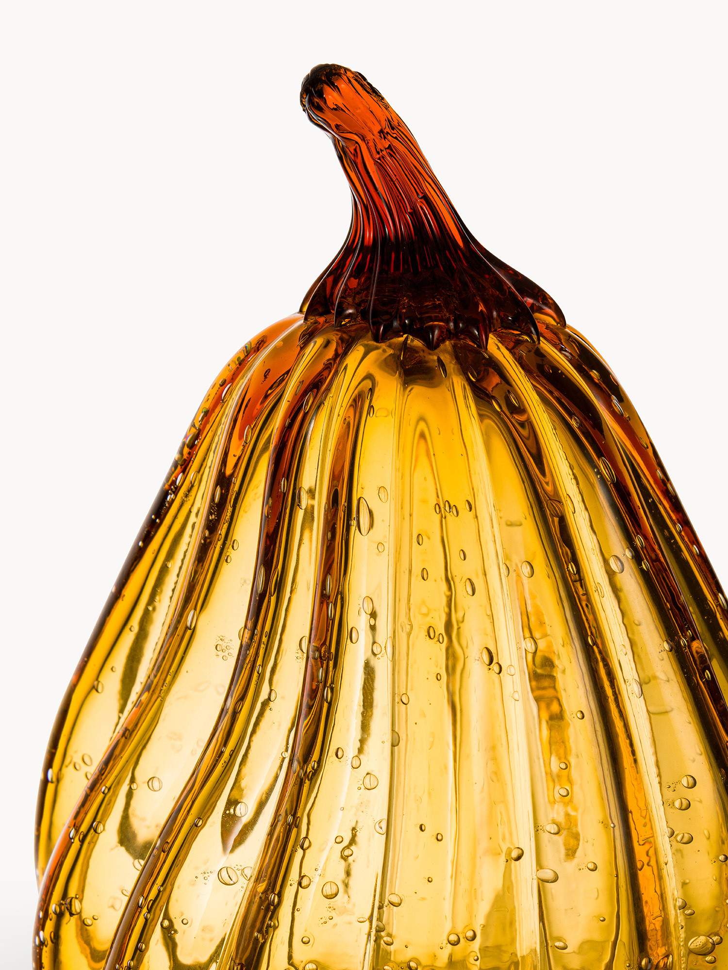 Stained Glass Pumpkin, Orange, large image number 1
