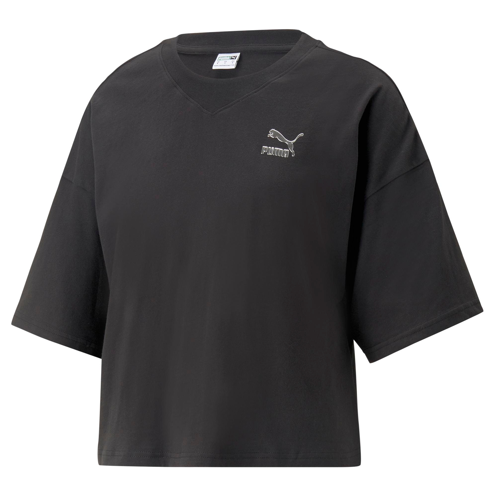 Puma - Oversized cotton T-shirt, Black, large image number 0
