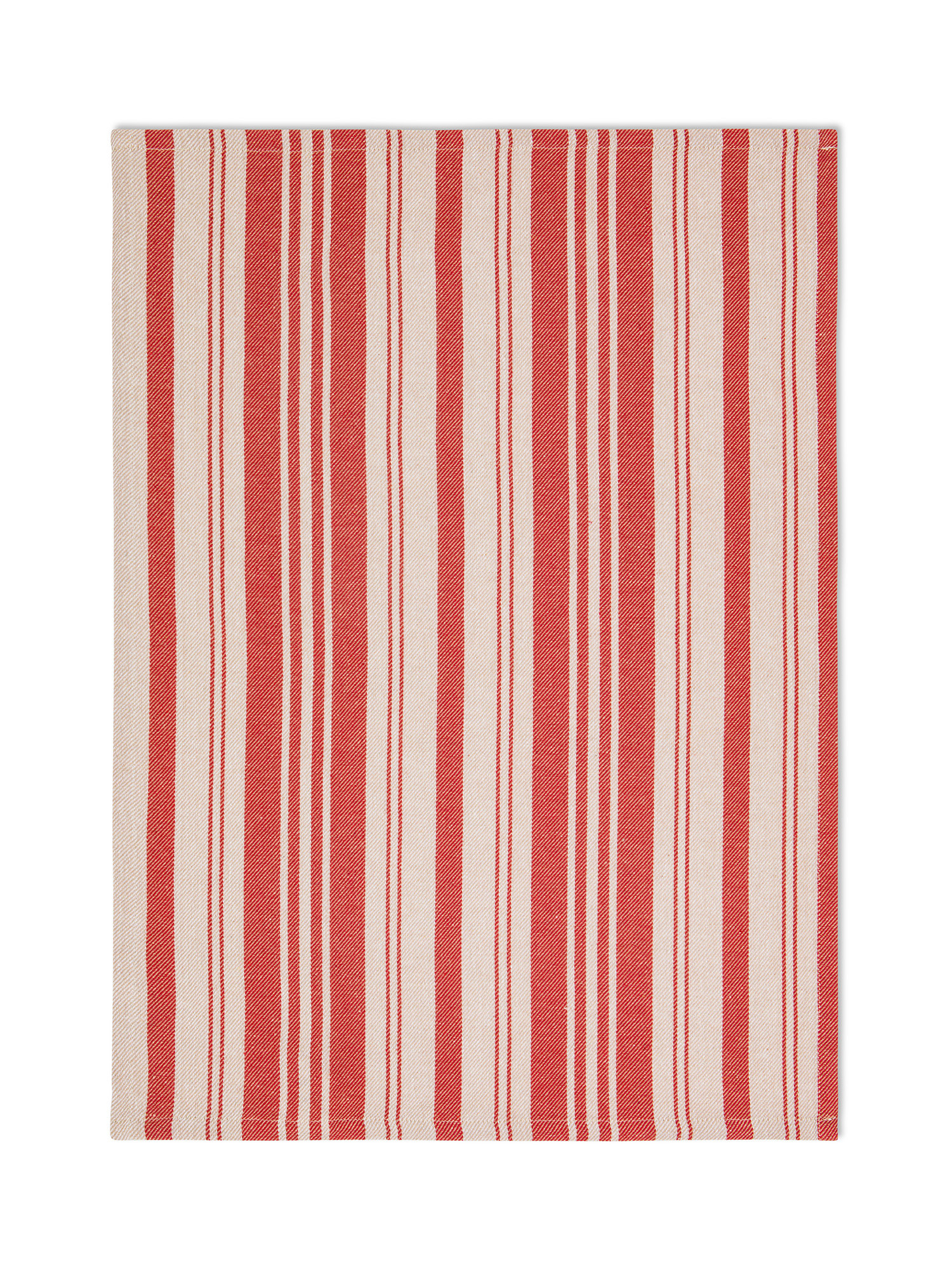 Set of 2 Christmas print cotton tea towels, Multicolor, large image number 1