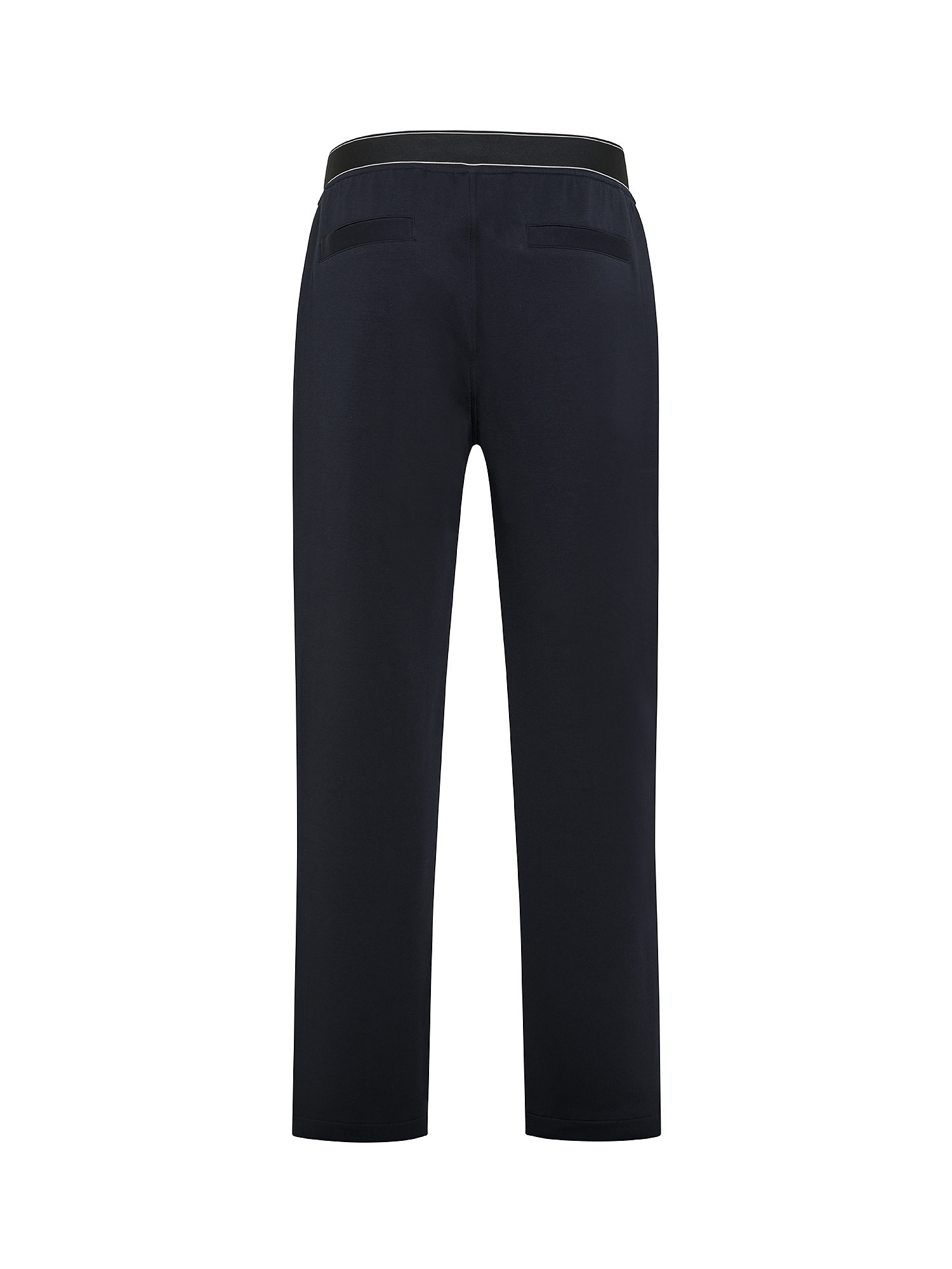 Emporio Armani - Pants with logo, Dark Blue, large image number 1