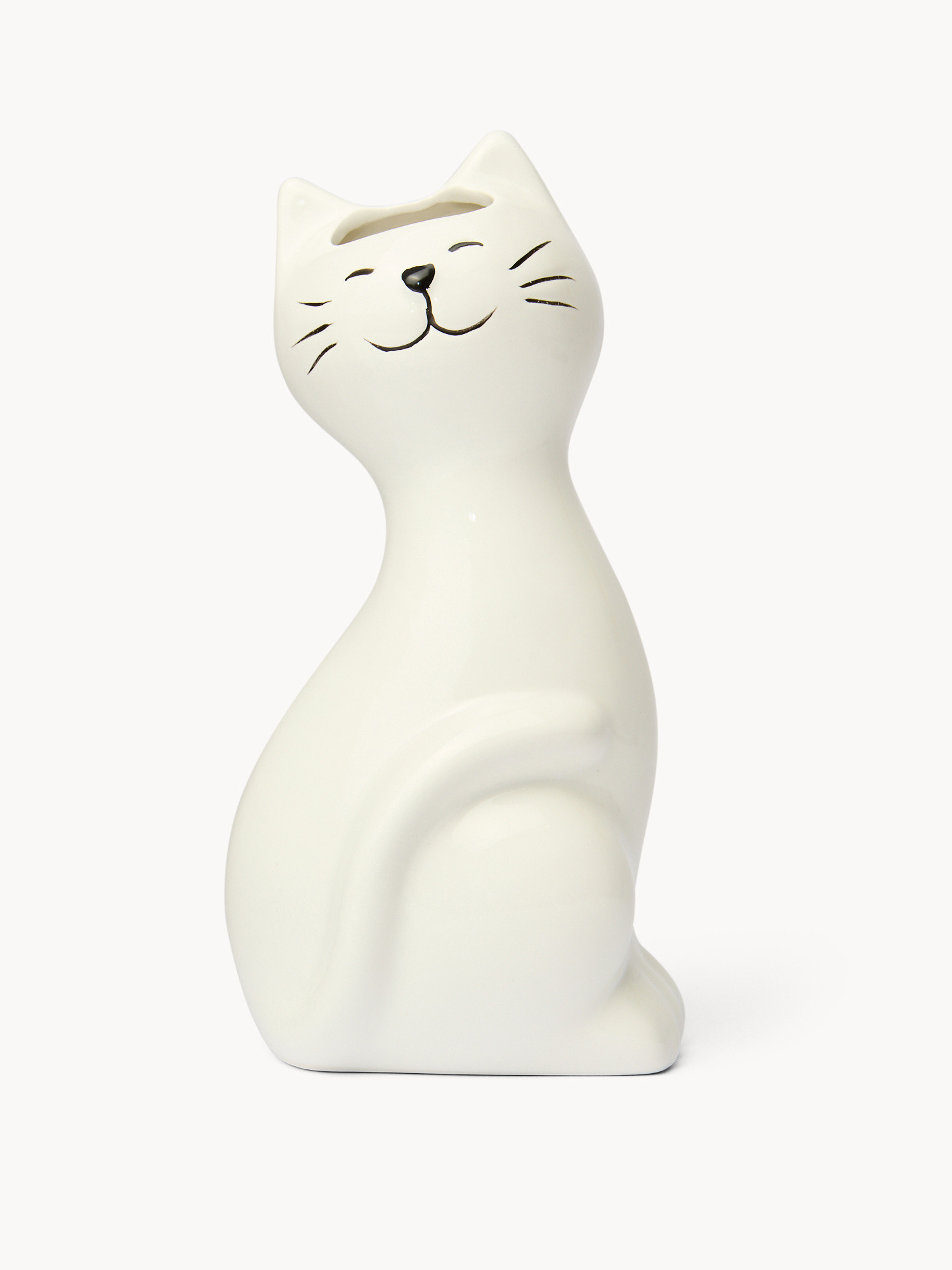 Ceramic kitten humidifier, White, large image number 0
