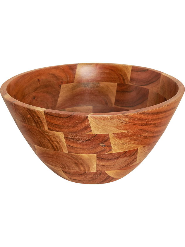 Acacia wood salad bowl