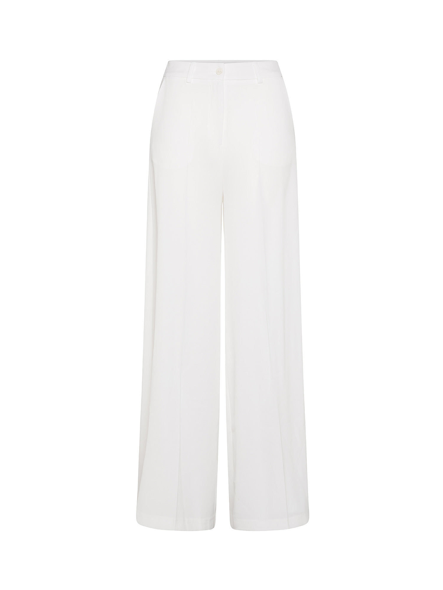 Pantalone in cady, Bianco, large image number 0