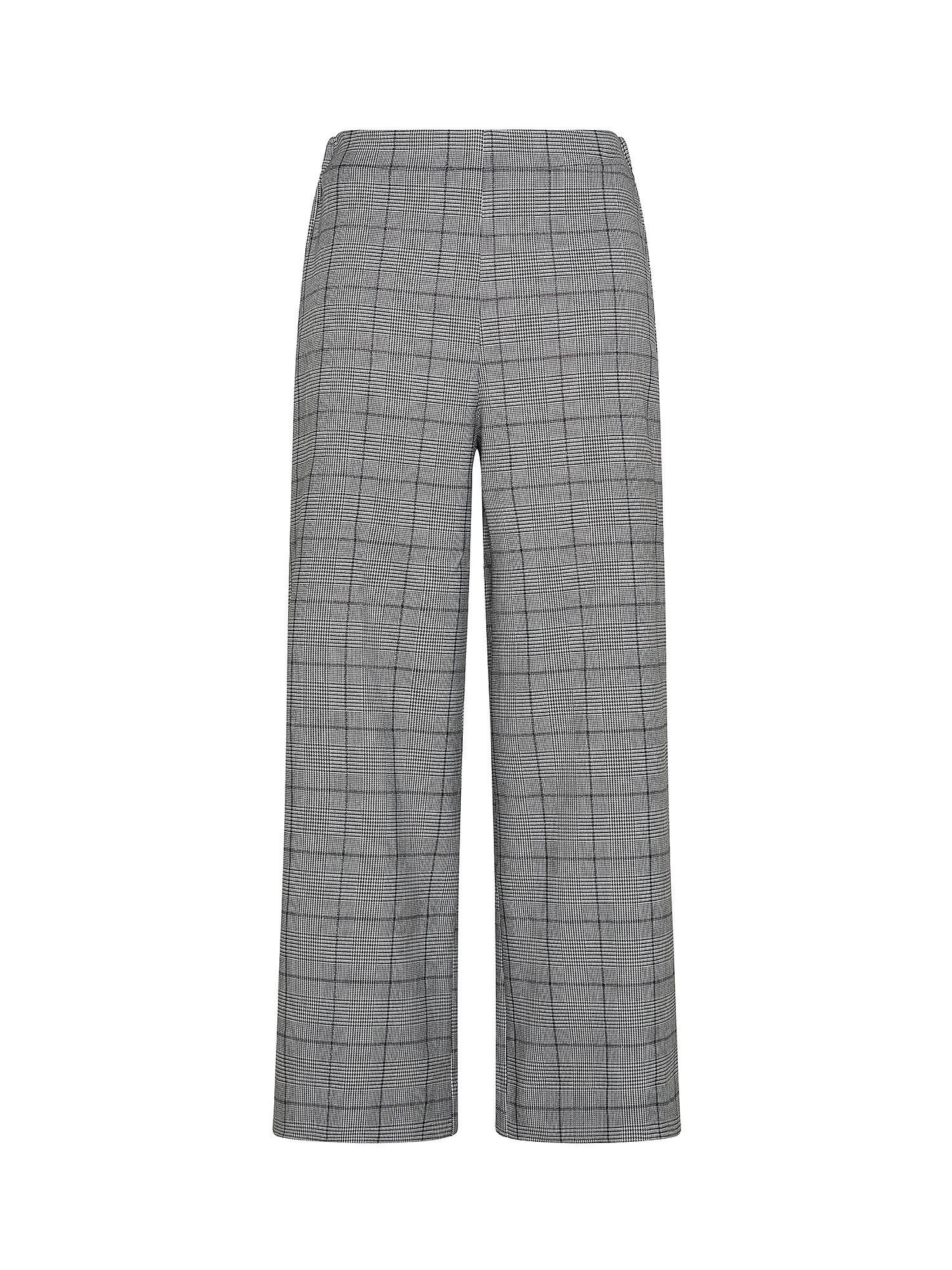 Trousers with checked pattern, Light Grey, large image number 0