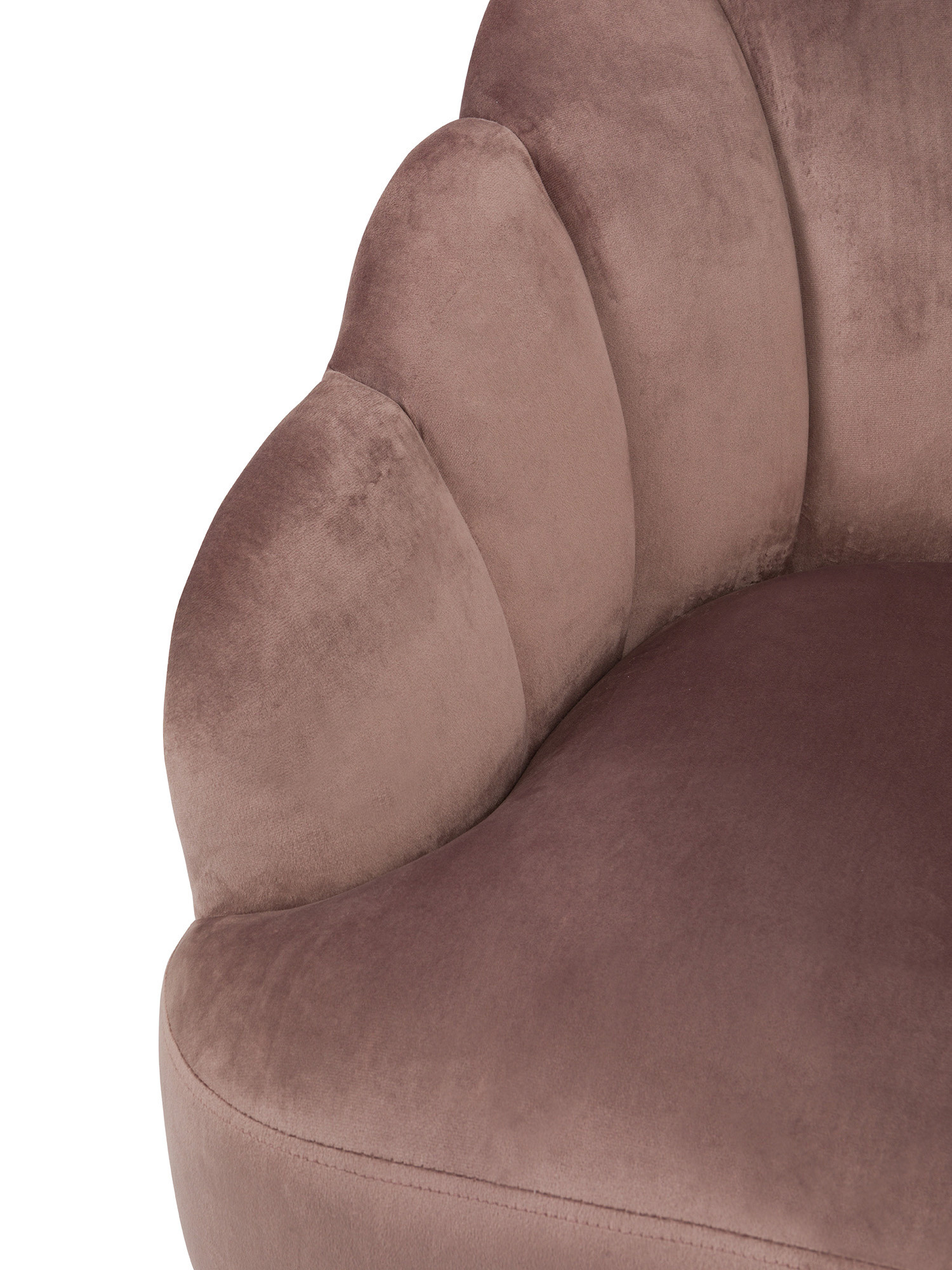 Bloom velvet armchair, Dark Pink, large image number 2