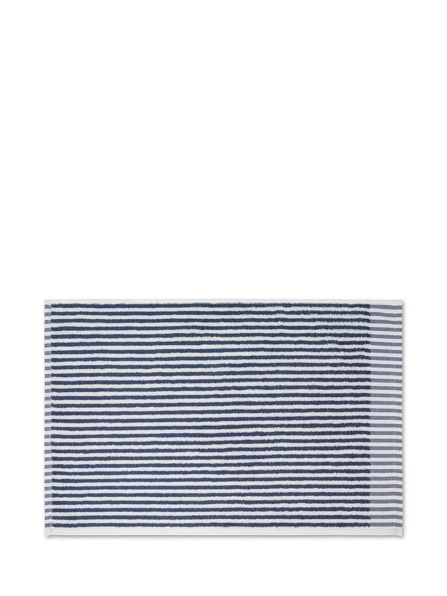 Asciugamano in spugna  di puro cotone., Blu, large image number 2
