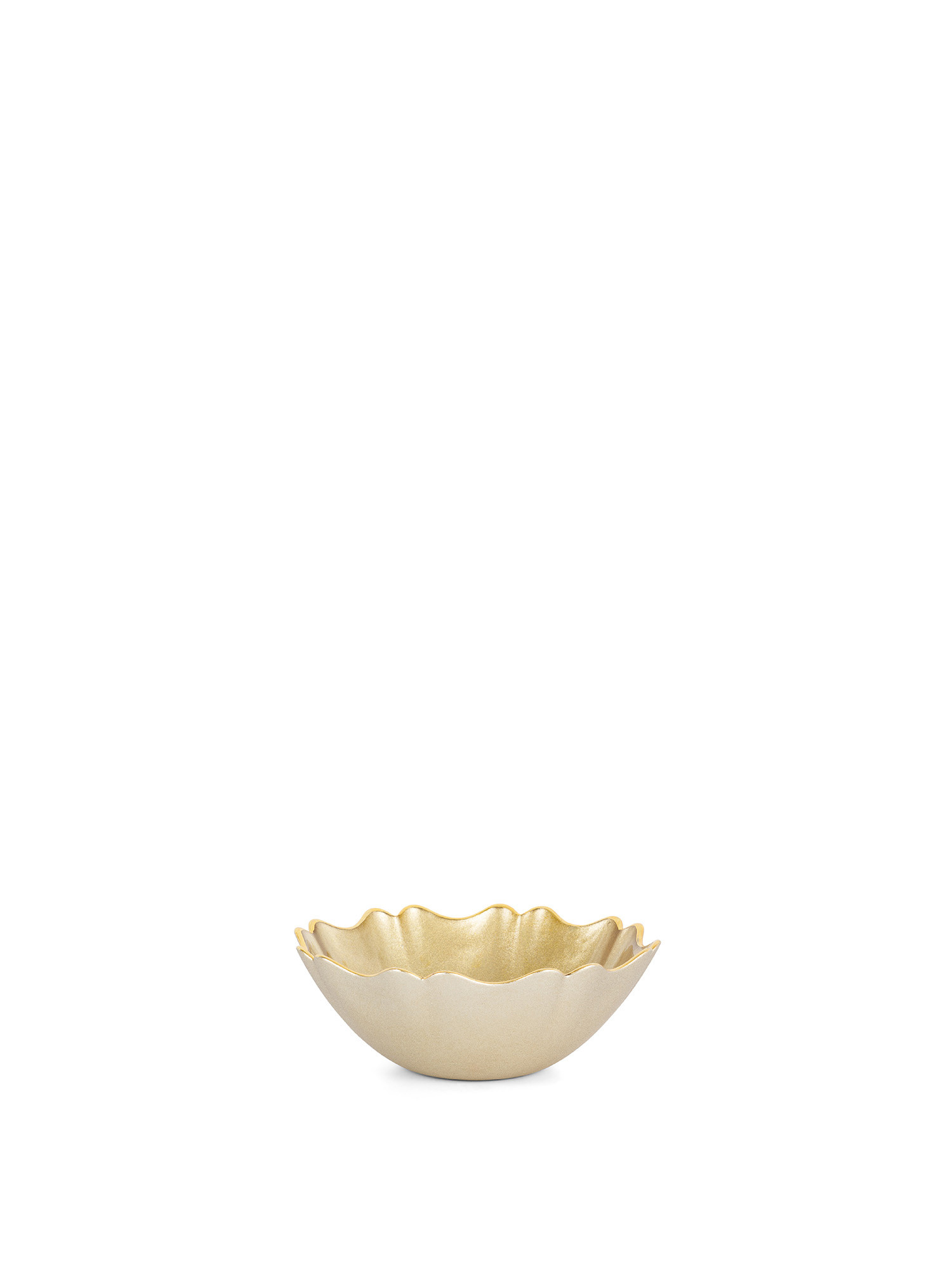 Gold glass bowl, Gold, large image number 0