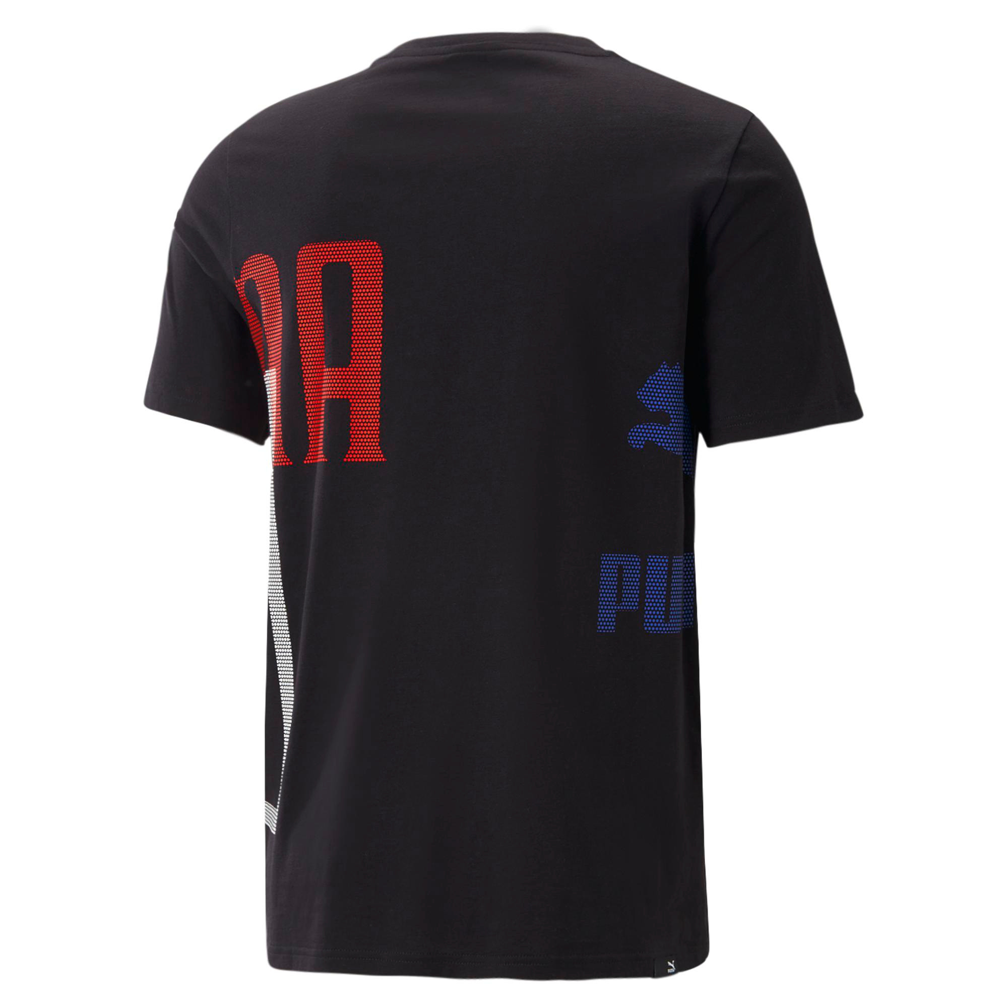 Puma - T-shirt in cotone con logo, Nero, large image number 1