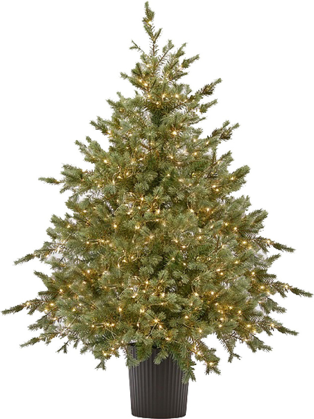 Albero di Natale Argen H90 cm e 85 led con vaso