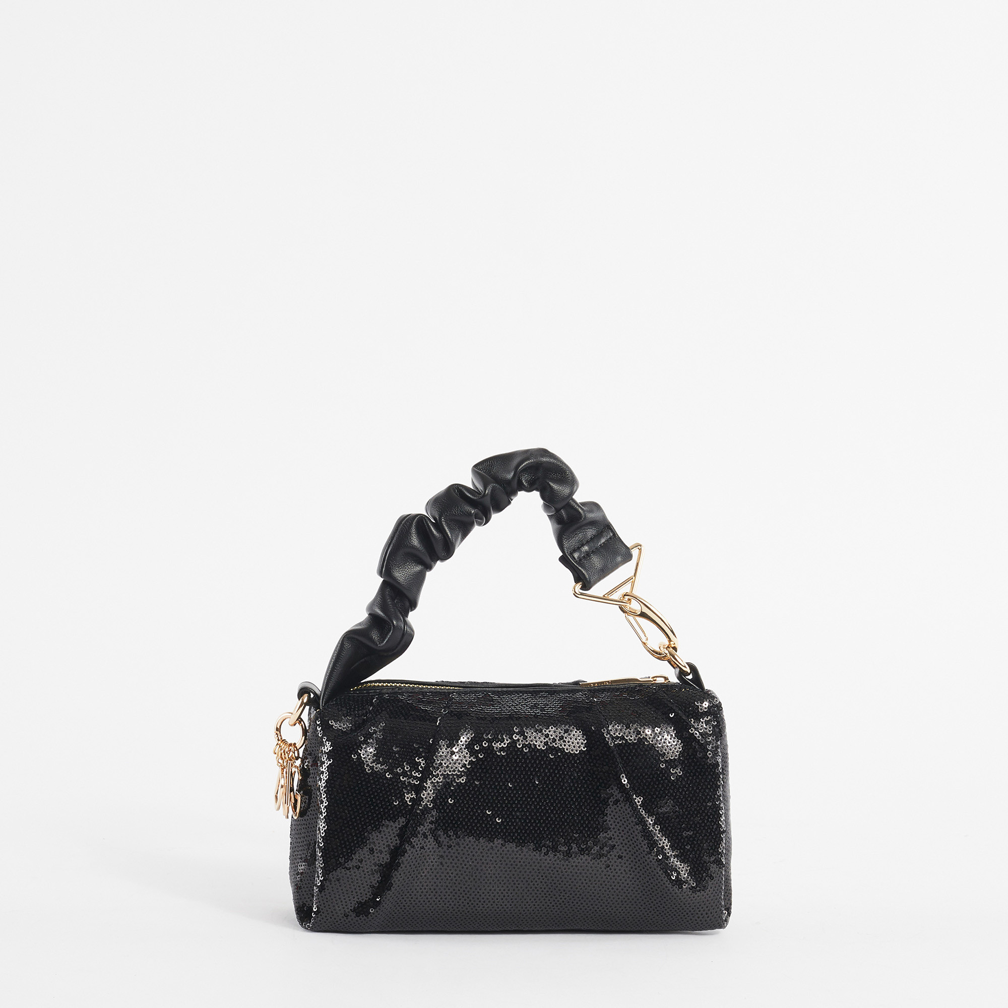 Gaudì - Small Anais bag with sequins, Black, large image number 2