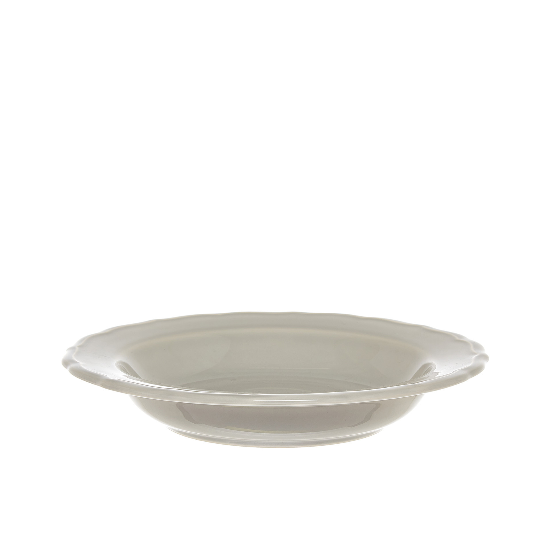 Dona Maria ceramic soup bowl, Grey, large image number 0