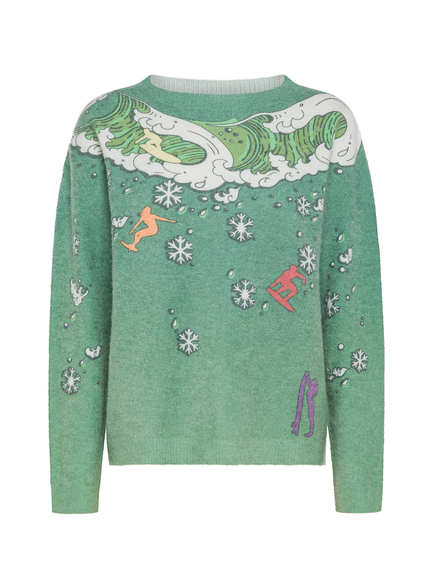 Pullover The Surfer’s Christmas by Paula Cademartori, , large image number 0