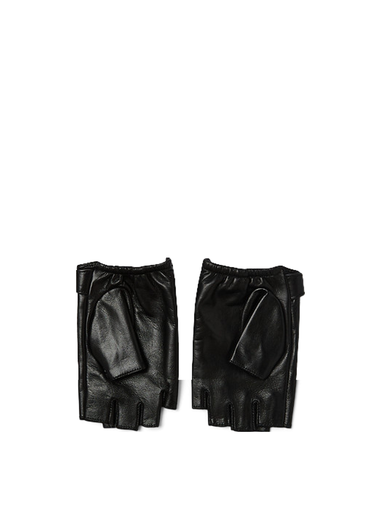 Karl Lagerfeld - K/ikonik guanti karl senza dita con strass, Black, large image number 1
