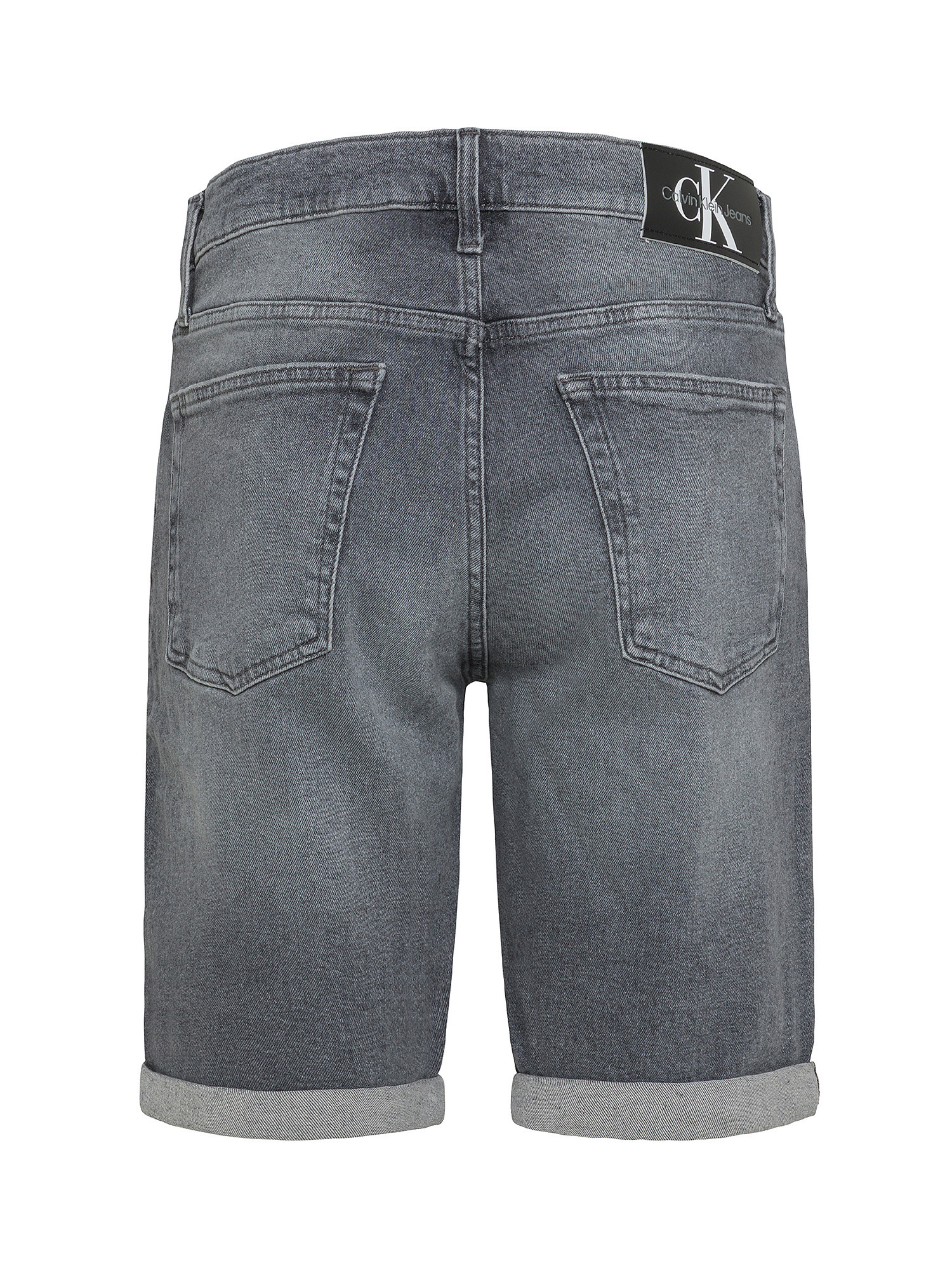 Calvin Klein Jeans -  Slim fit denim shorts, Grey, large image number 1