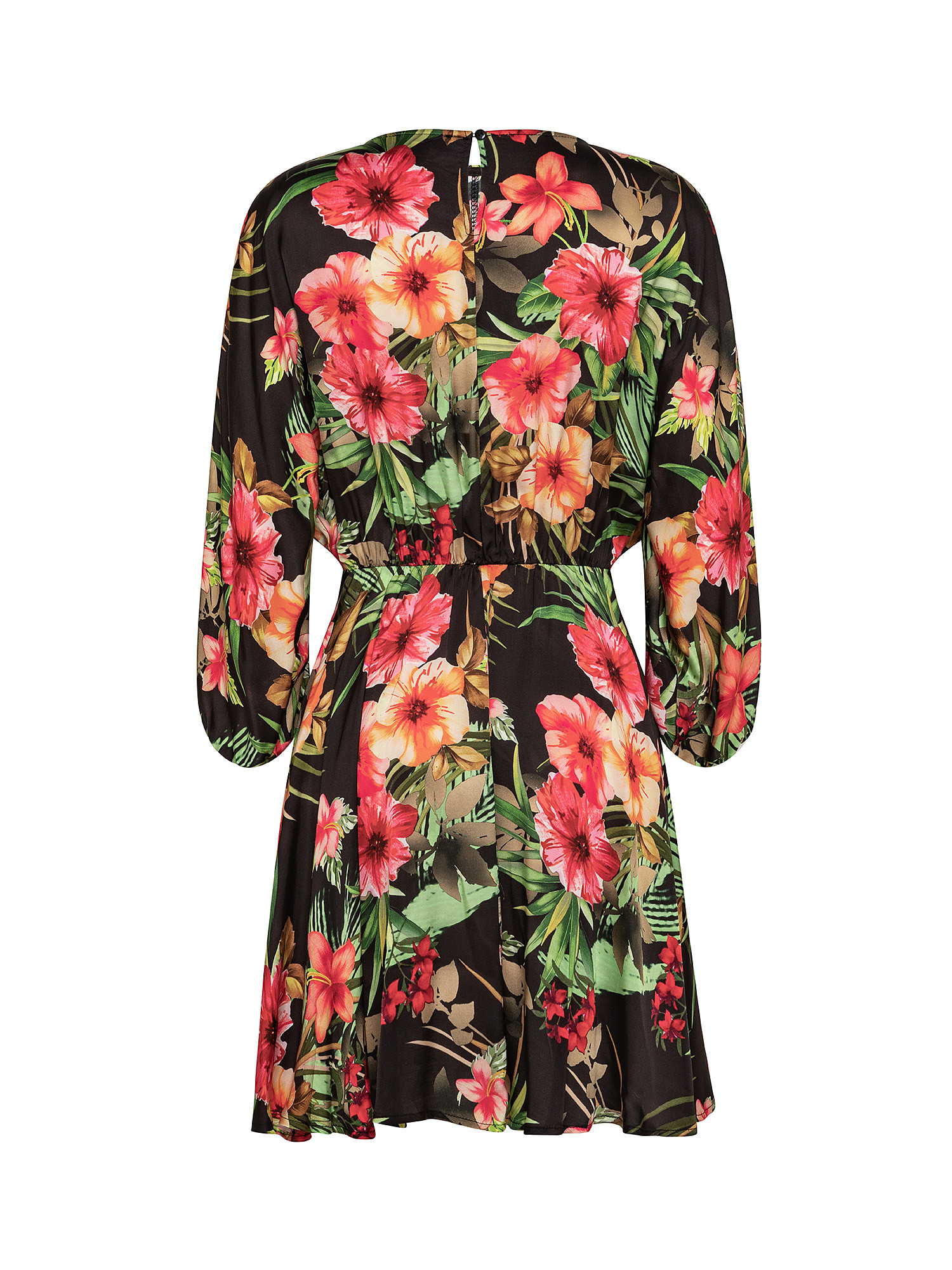 Floral patterned dress, Black, large image number 1