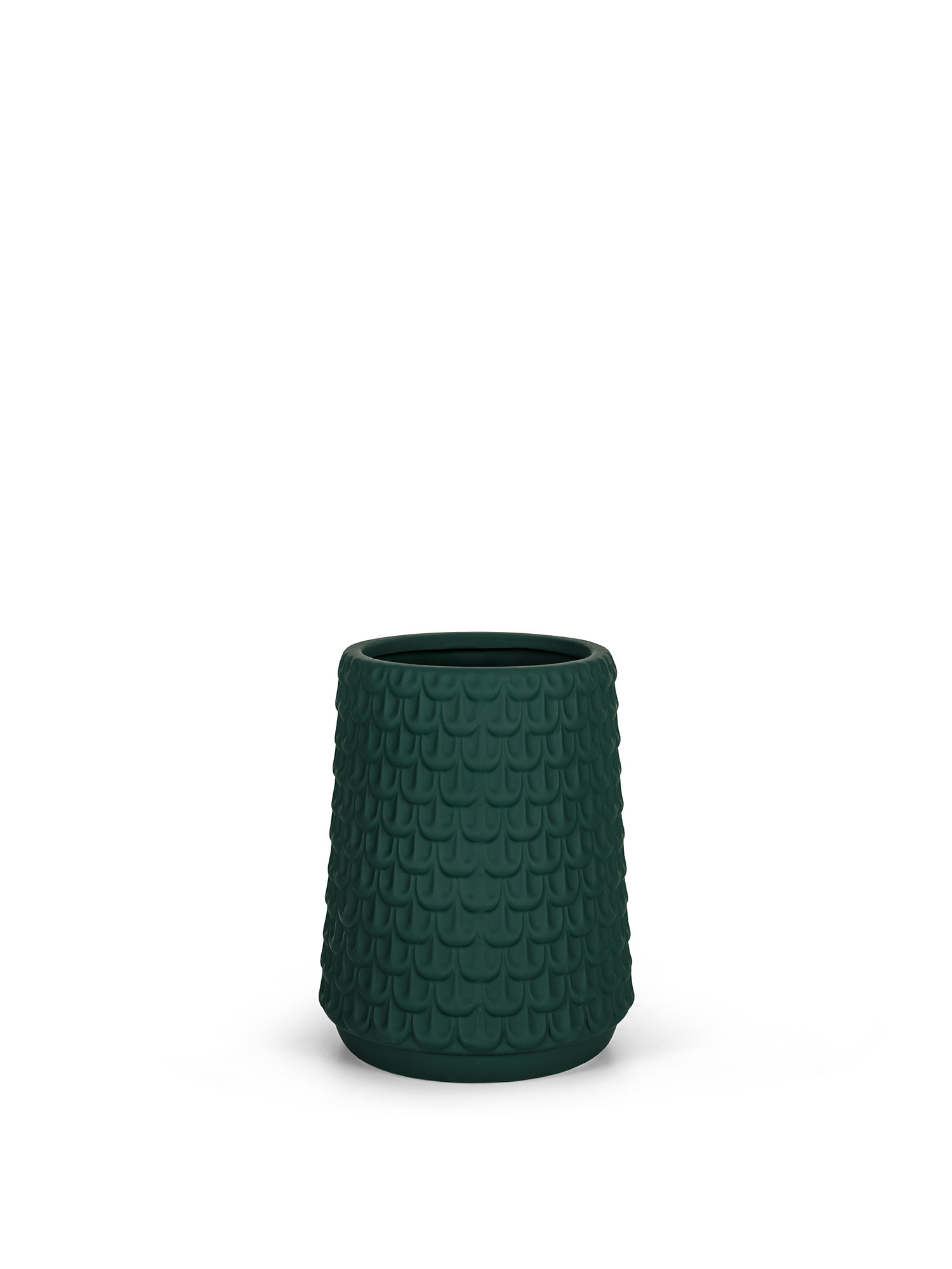 Vaso in ceramica, Verde, large image number 0