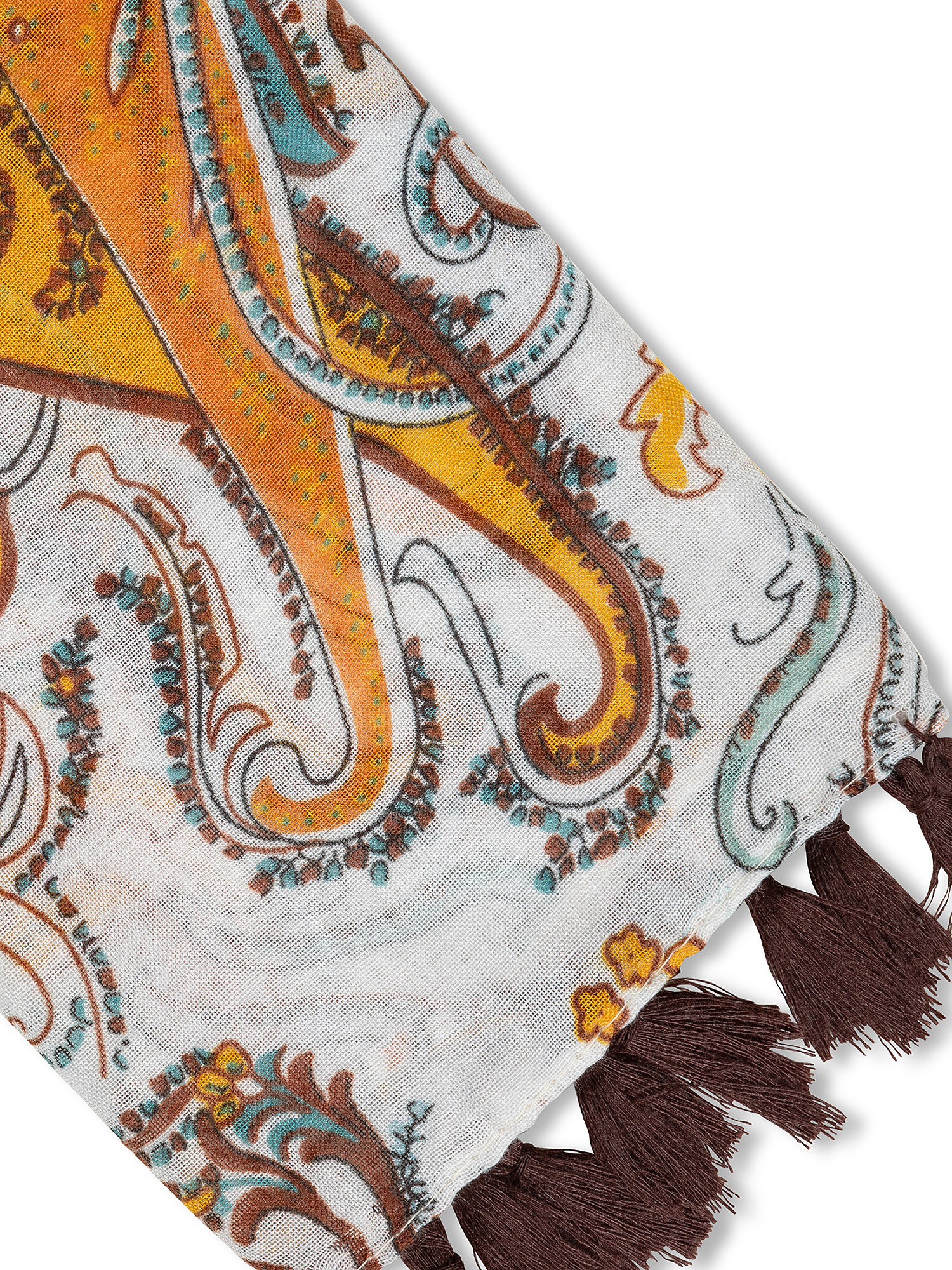 Paisley patterned scarf, Multicolor, large image number 1
