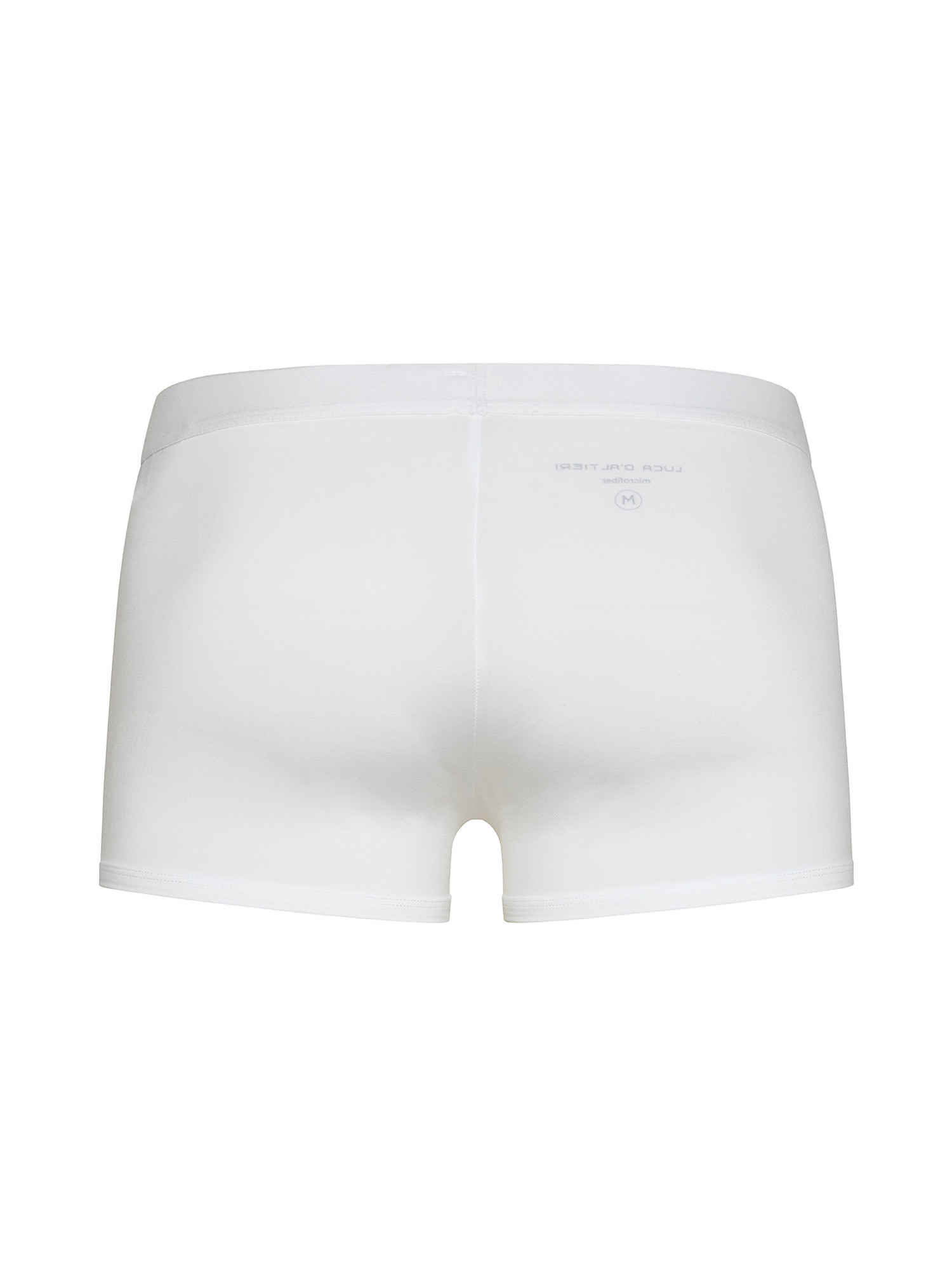 Solid color microfiber boxer, White, large image number 1